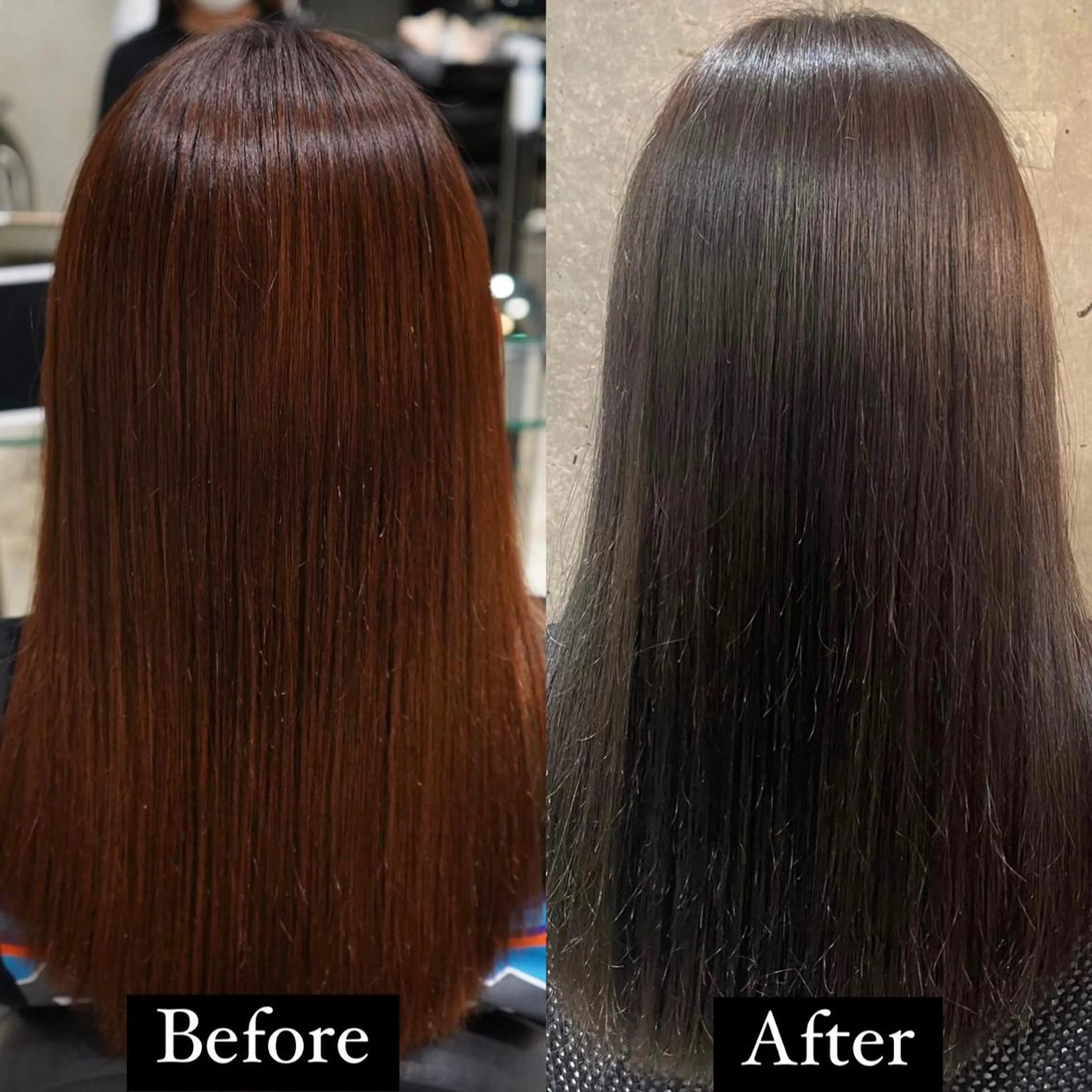 ミディアム ヘアカラー トリートメント 🌈新宿/縮毛矯正/ 髪質改善/福原🌈のヘアスタイル