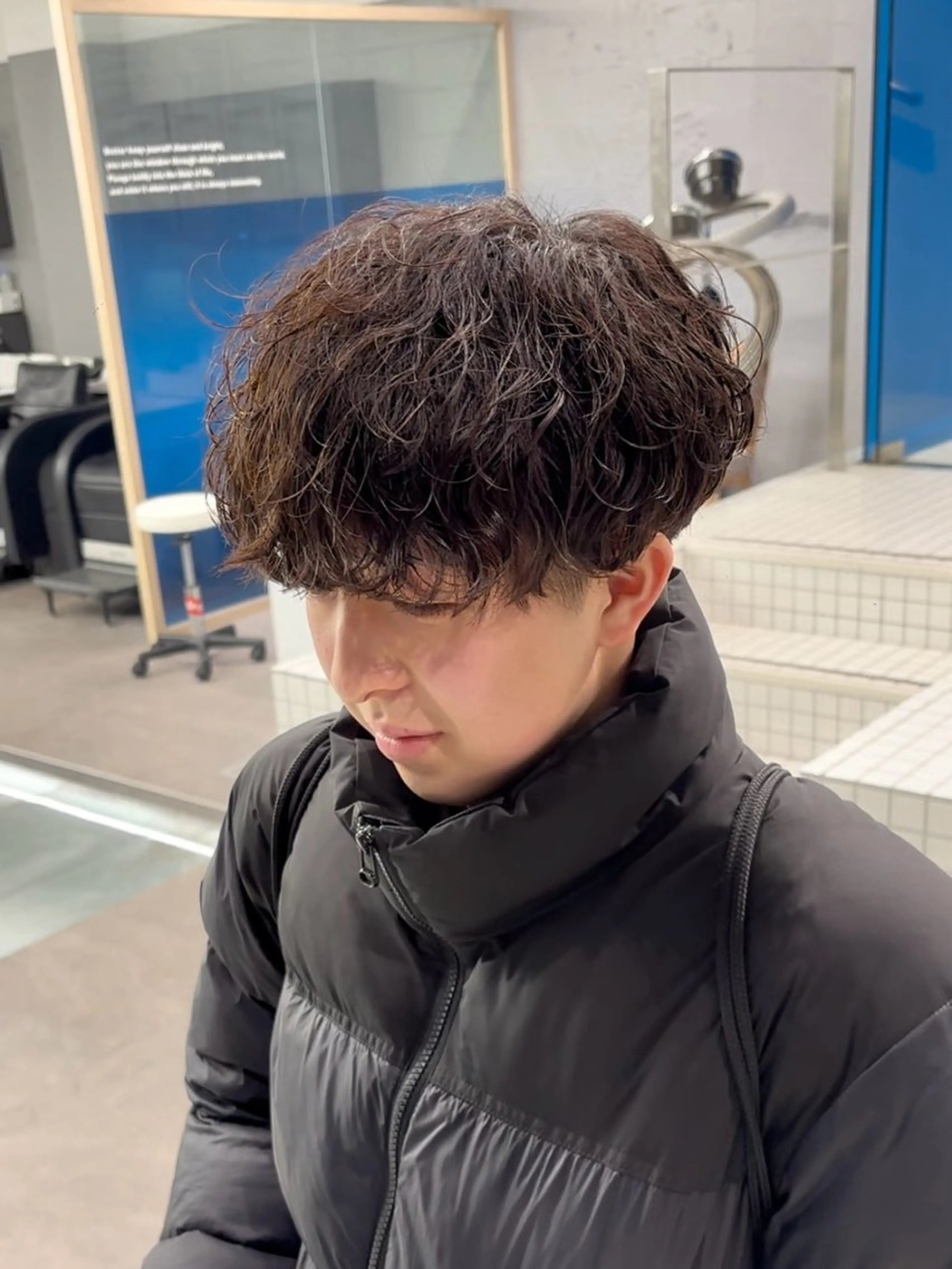 ショート パーマ メンズ メンズパーマ ⚜️メンズ 特化Towa⚜️のヘアスタイル