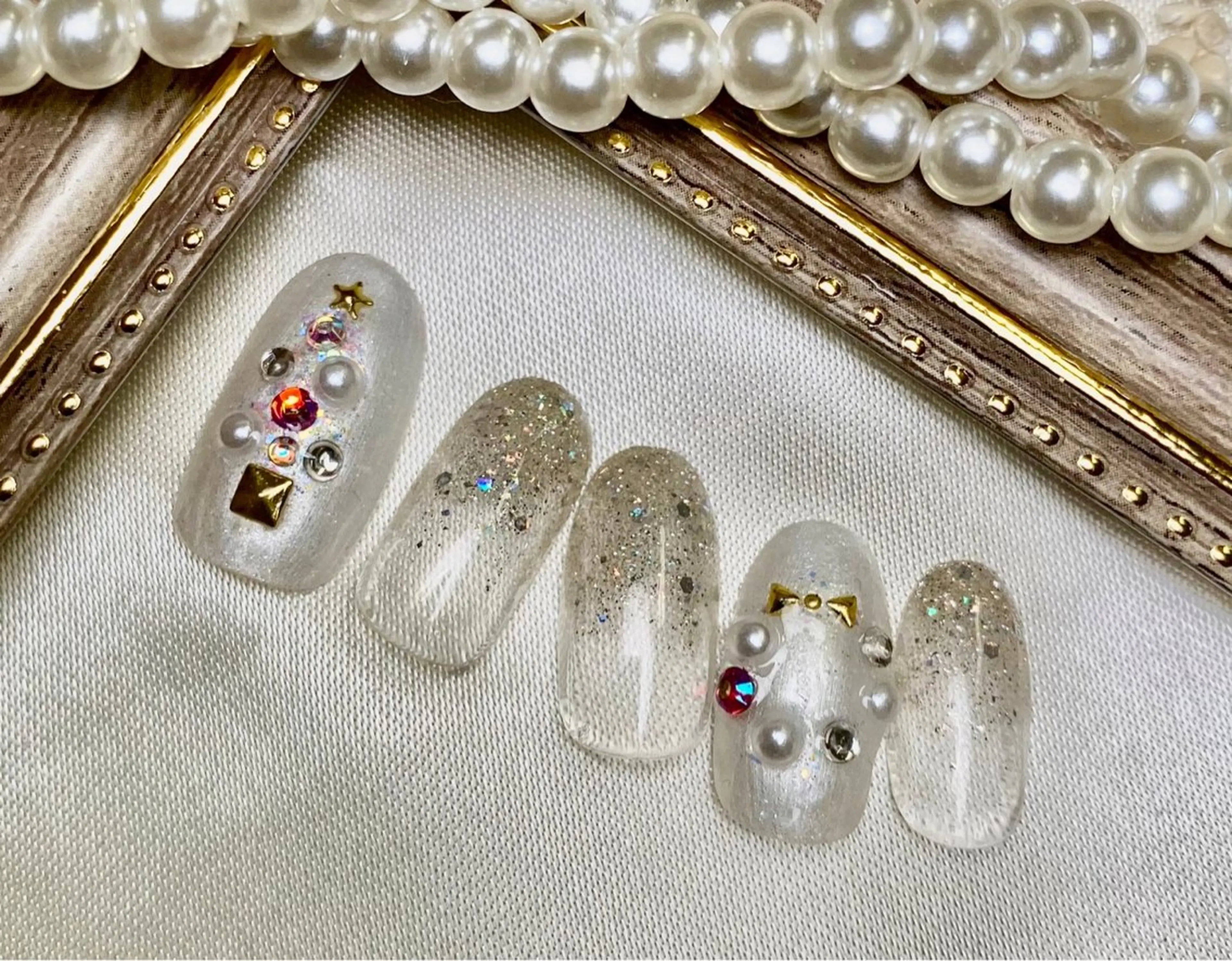 ネイル ハンドネイル プティリボン 武蔵小金井店のネイルデザイン