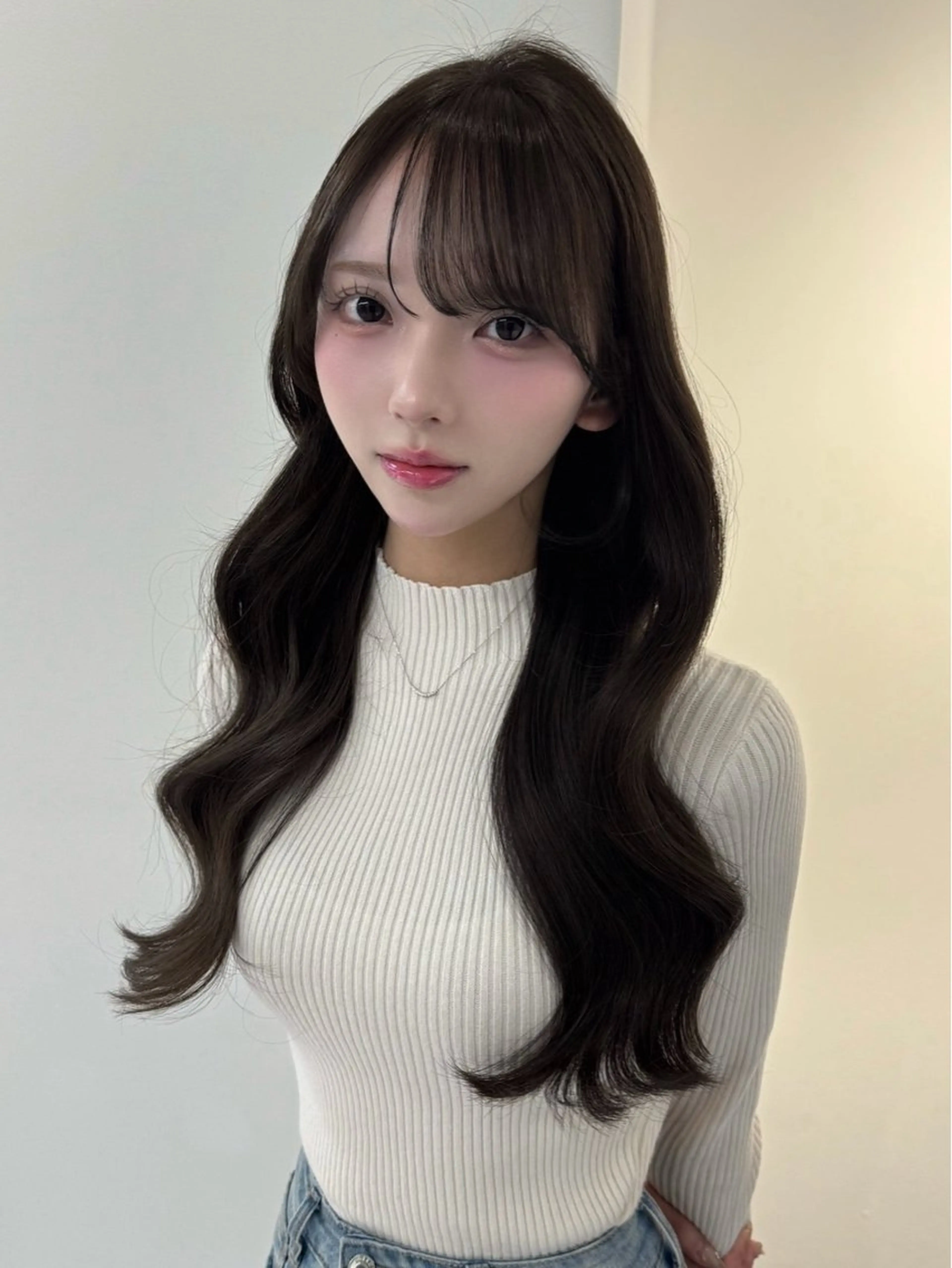 ロング カット ヘアカラー トリートメント ヘアセット Rita/髪質改善 /透明感カラーのヘアスタイル