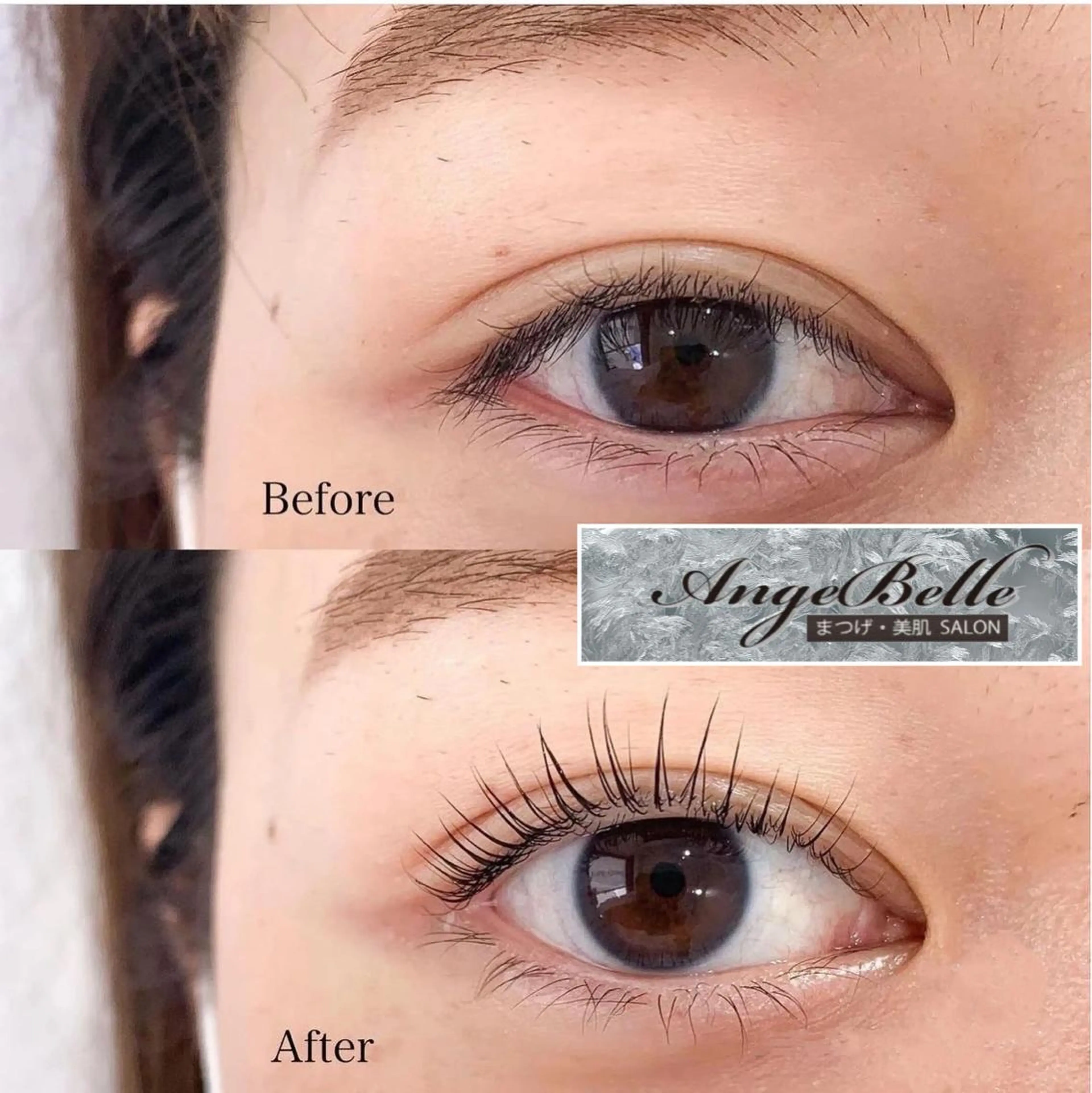 マツエク・マツパ パリジェンヌラッシュリフト アンジュベル アイラッシュサロンのマツエク・マツパデザイン