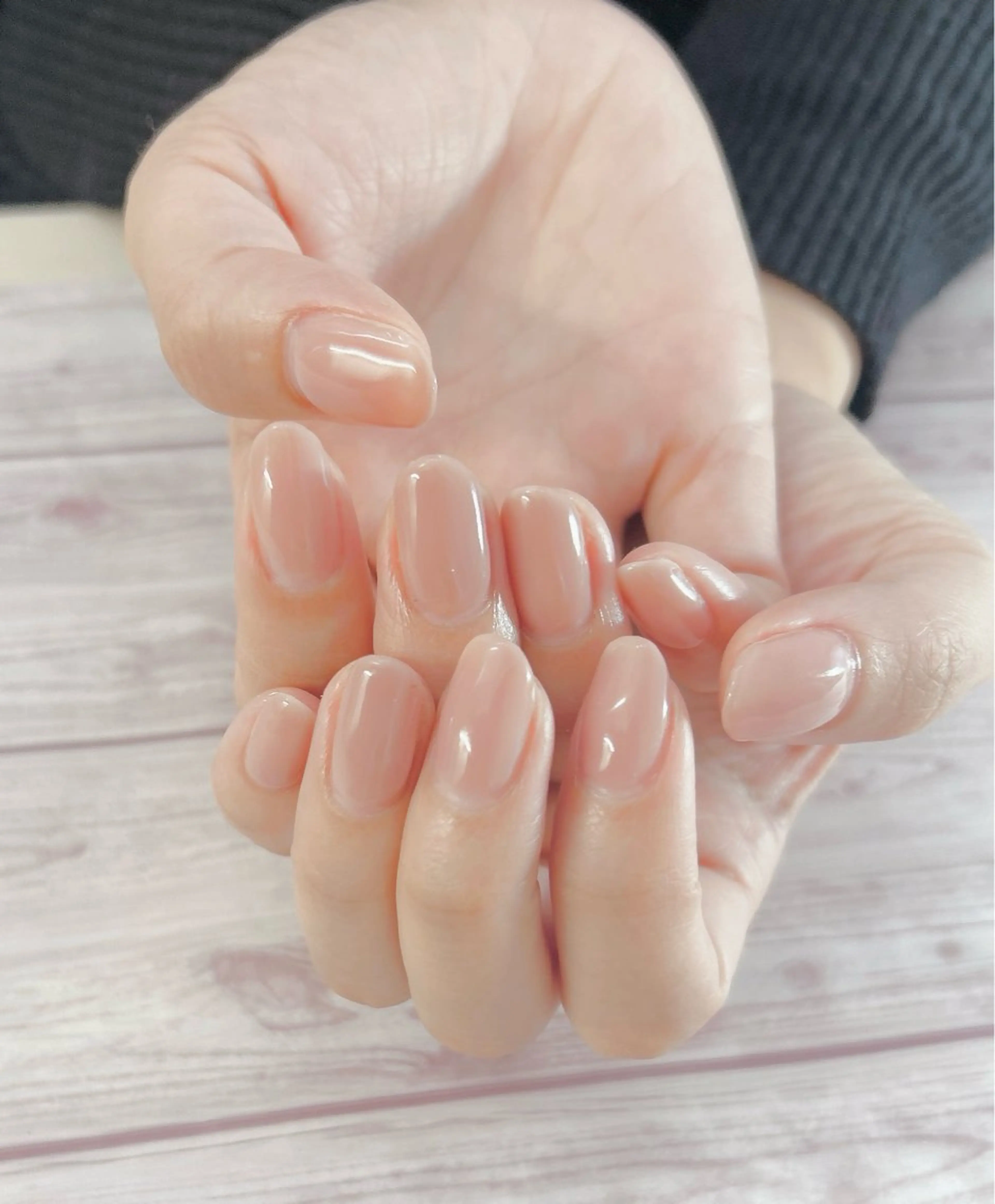 ネイル ワンカラーネイル ハンドネイル MYu Beauty Salon YURIのネイルデザイン