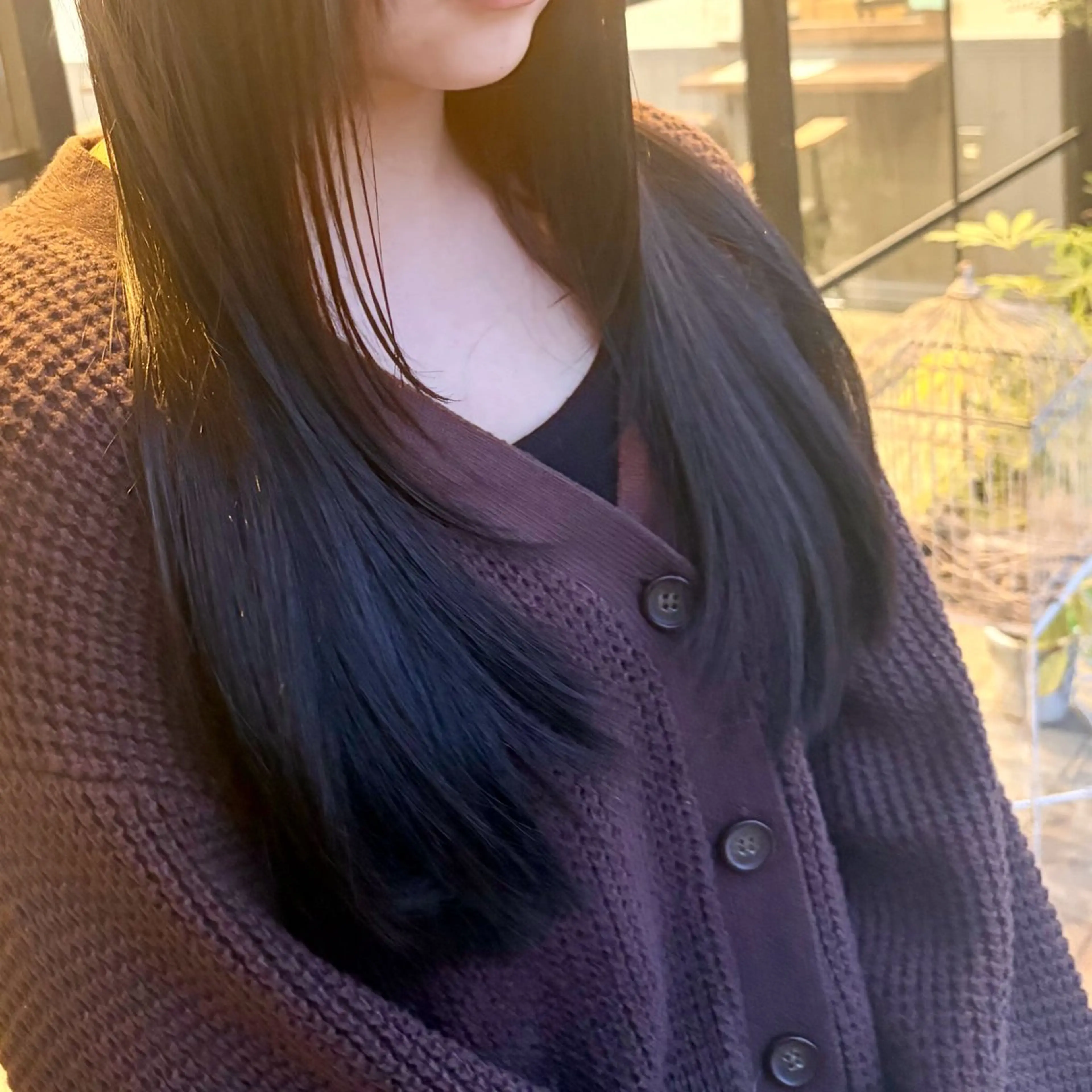 【レイヤーカットモデル🇰🇷】ハッシュカットや浅めのレイヤーで小顔流行りの髪型に💕(肩下の方✨)の写真