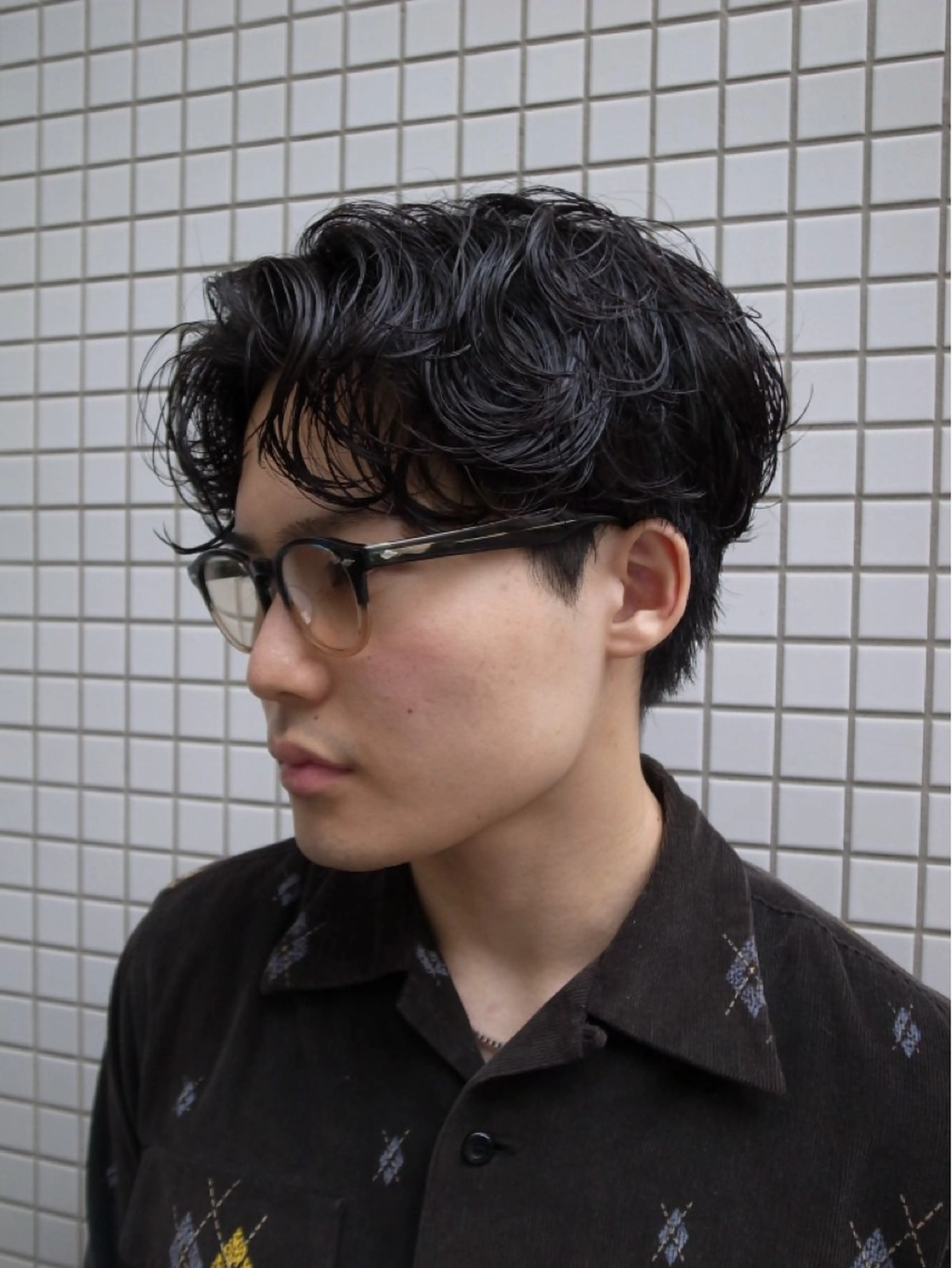 ショート パーマ メンズ メンズパーマ カット パーマ 💈メンズフェード 特化DAIYA💈の眉毛・アイブロウイメージ