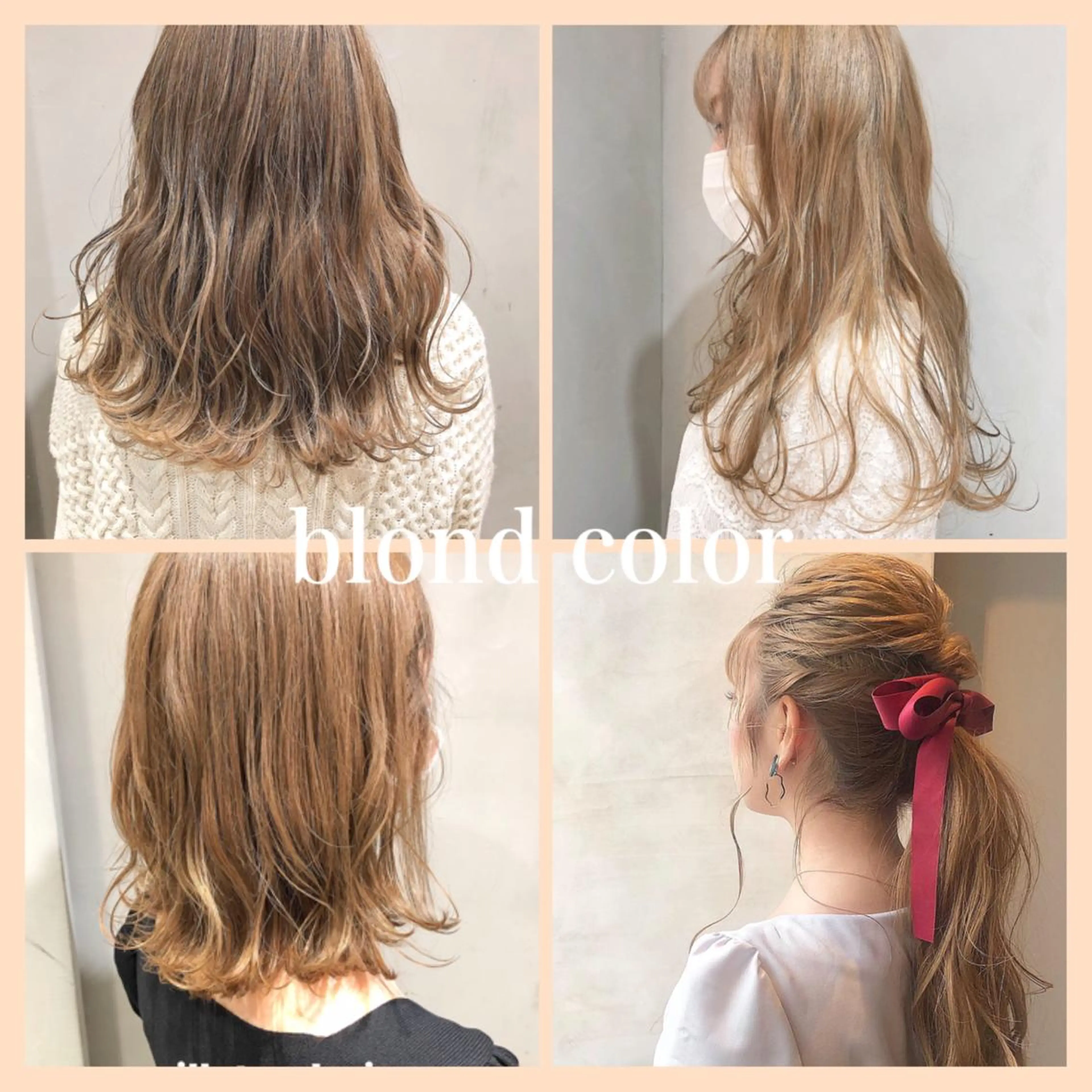 セミロング カラー 圧倒的透明感カラー nana🦕のヘアスタイル