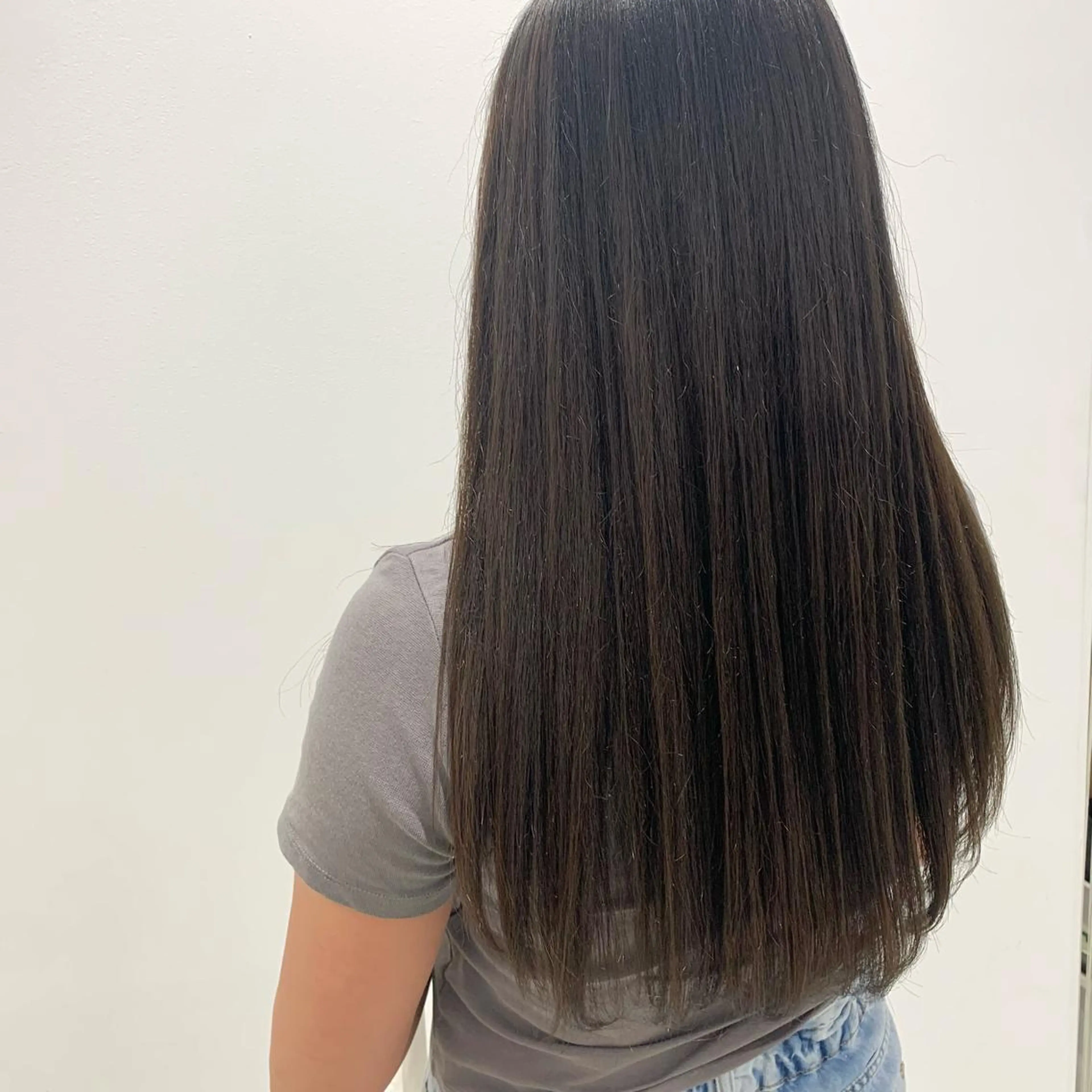 ロング カラー ボブ/美髪矯正 /佐藤　奈巳のヘアスタイル