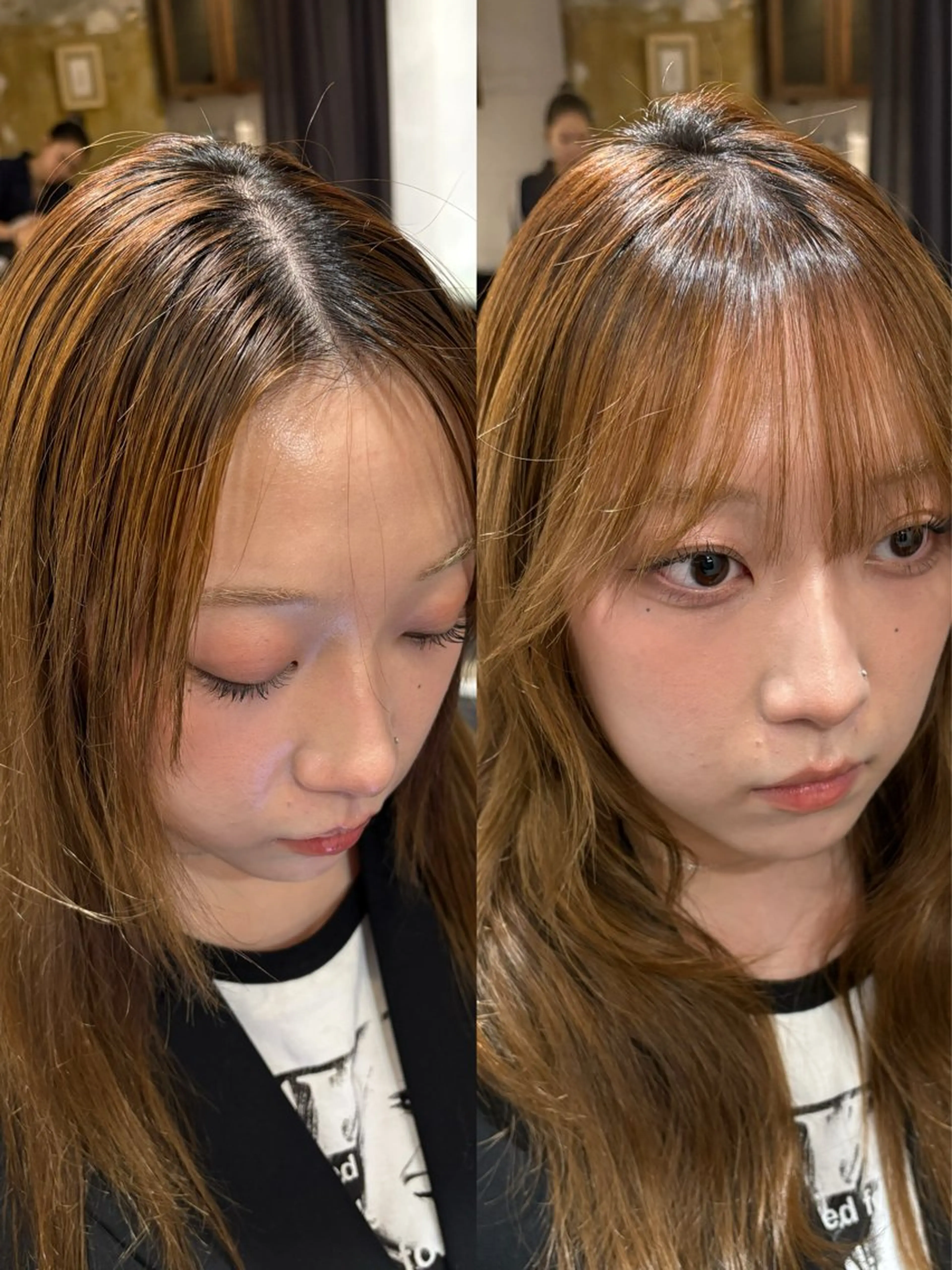 ロング パーマ カット パーマ 縮毛矯正 【お洒落パーマ】 Elme　肥塚康汰郎のヘアスタイル
