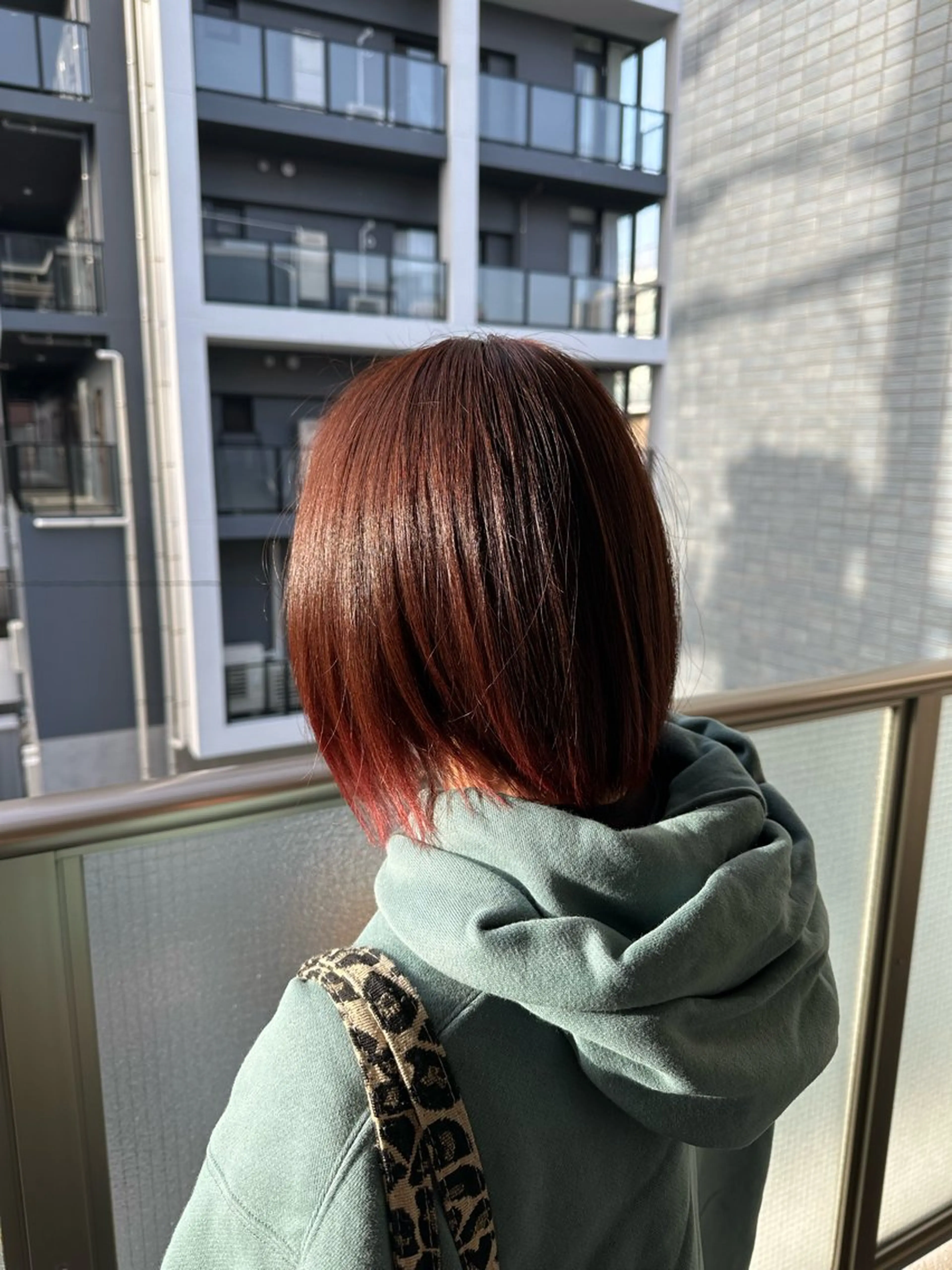 ミディアム カラー ヘアカラー lafit YURITOのヘアスタイル