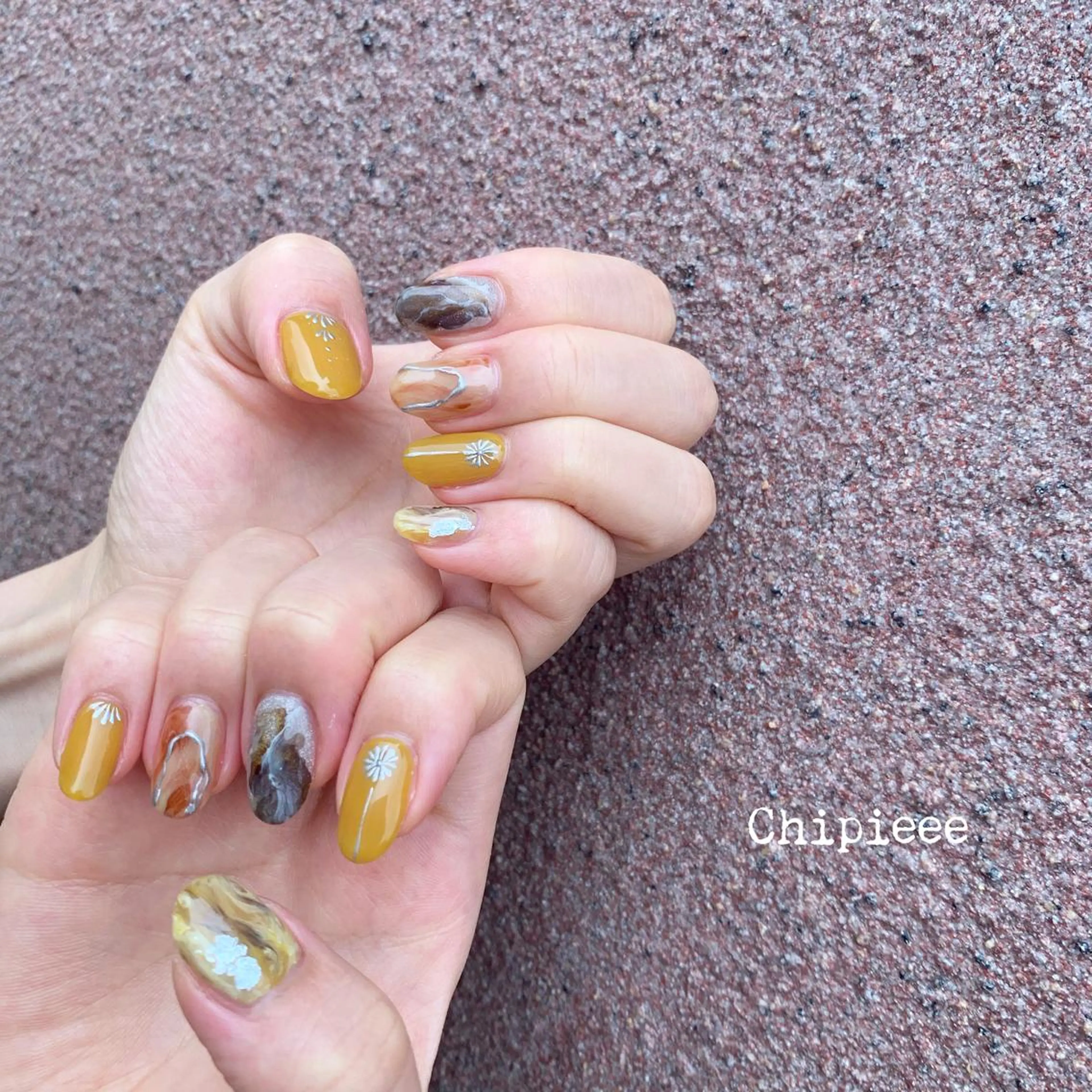 ネイル ハンドネイル revia所属・ERI Nailistのネイルデザイン