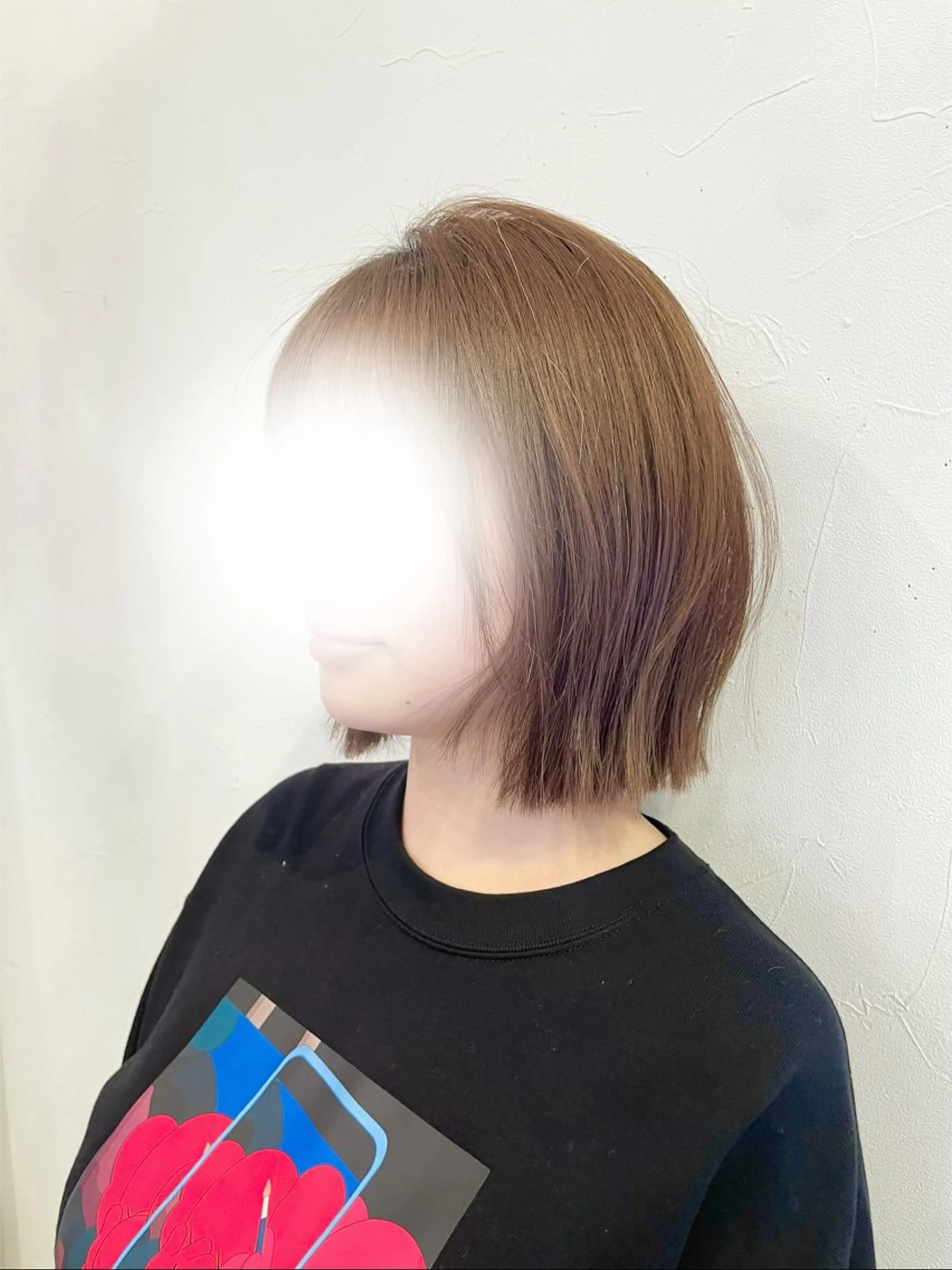 ショート ボブ レイヤーカット カット 多田 優香のヘアスタイル