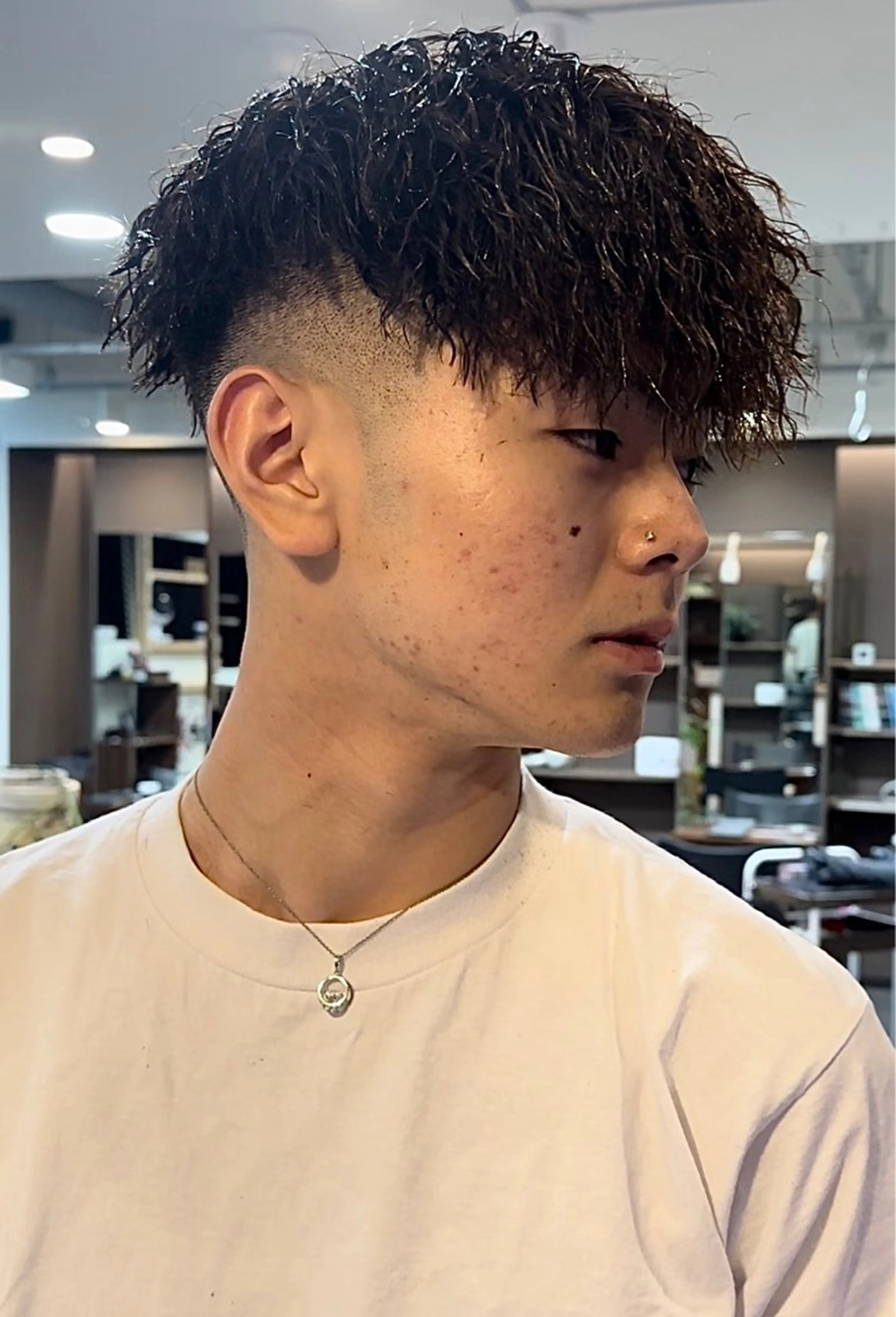 パーマ メンズ メンズパーマ スペインカール カット パーマ 年間2000名担当◎ パーマ職人/仲原佑樹のヘアスタイル