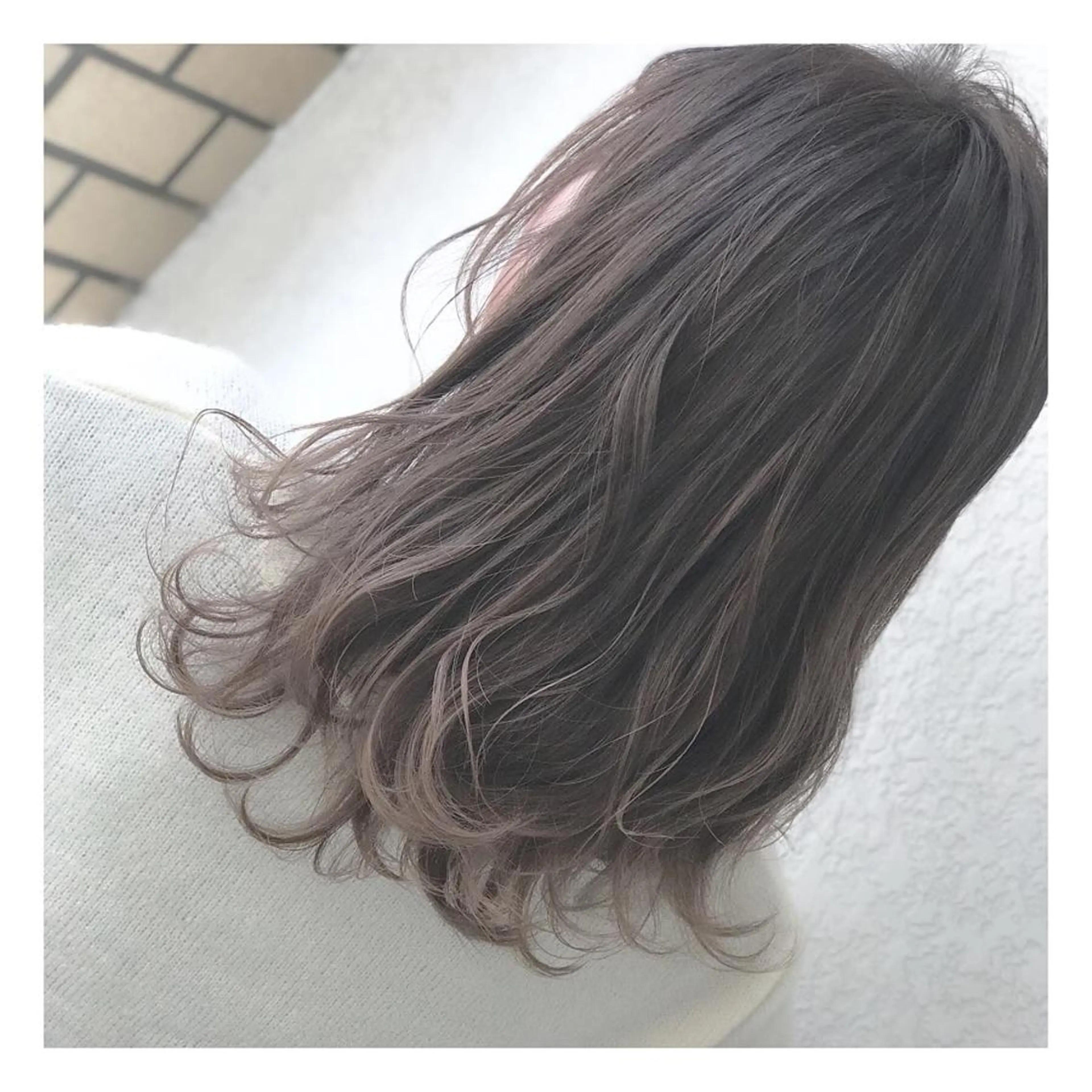 セミロング カラー ba-boo 広島のヘアスタイル