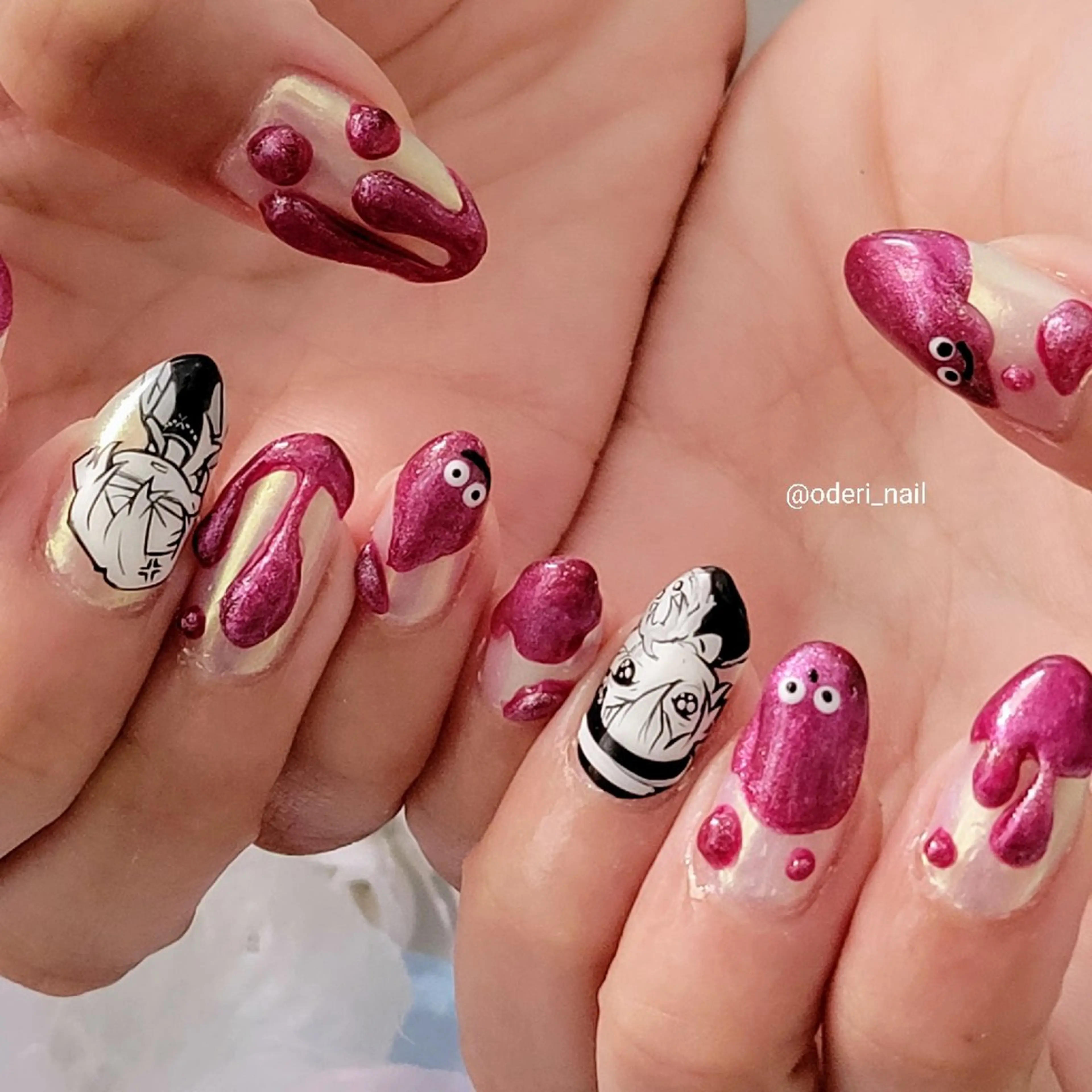 ネイル おで@ oderi_nailのネイルデザイン