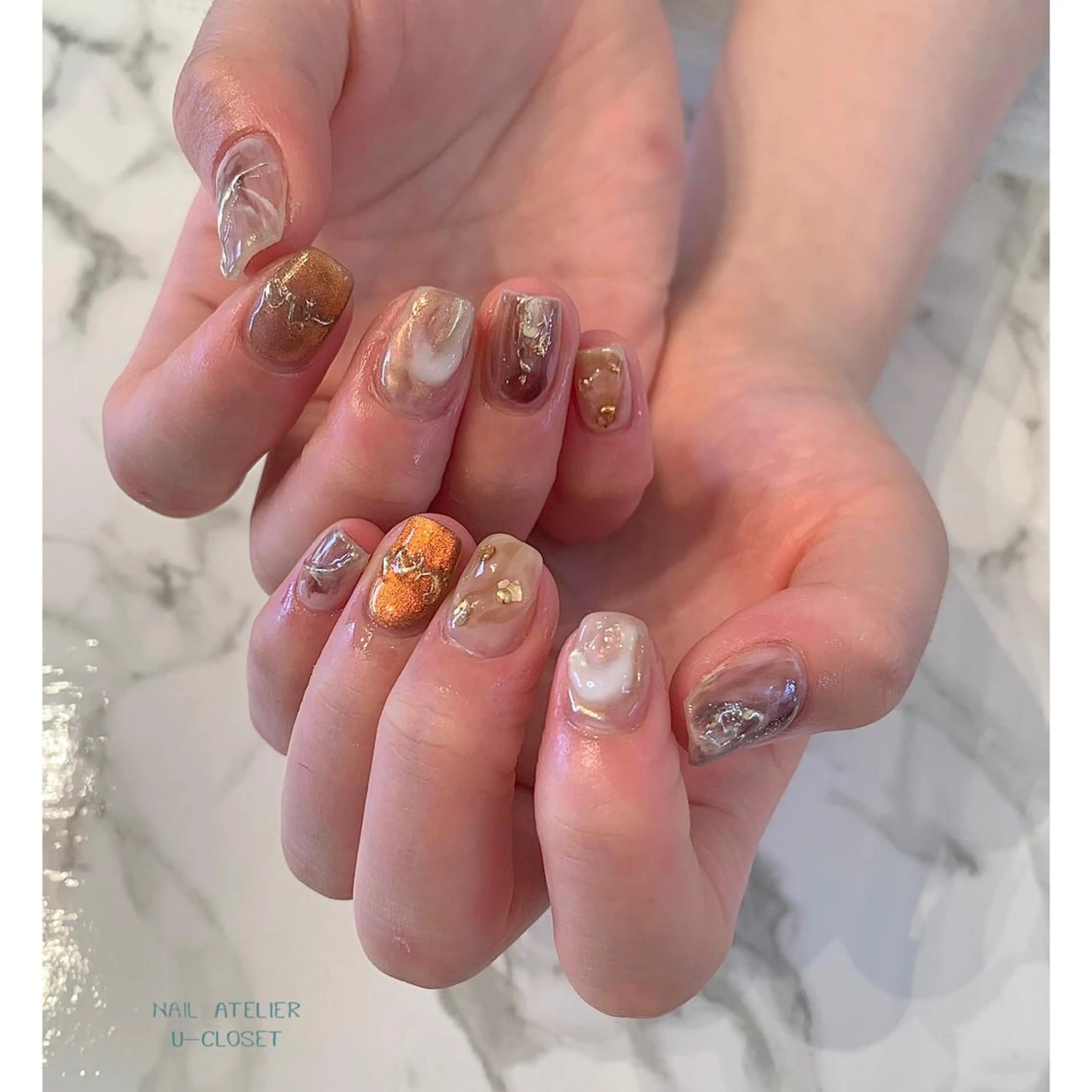 ネイル ハンドネイル u closetのネイルデザイン