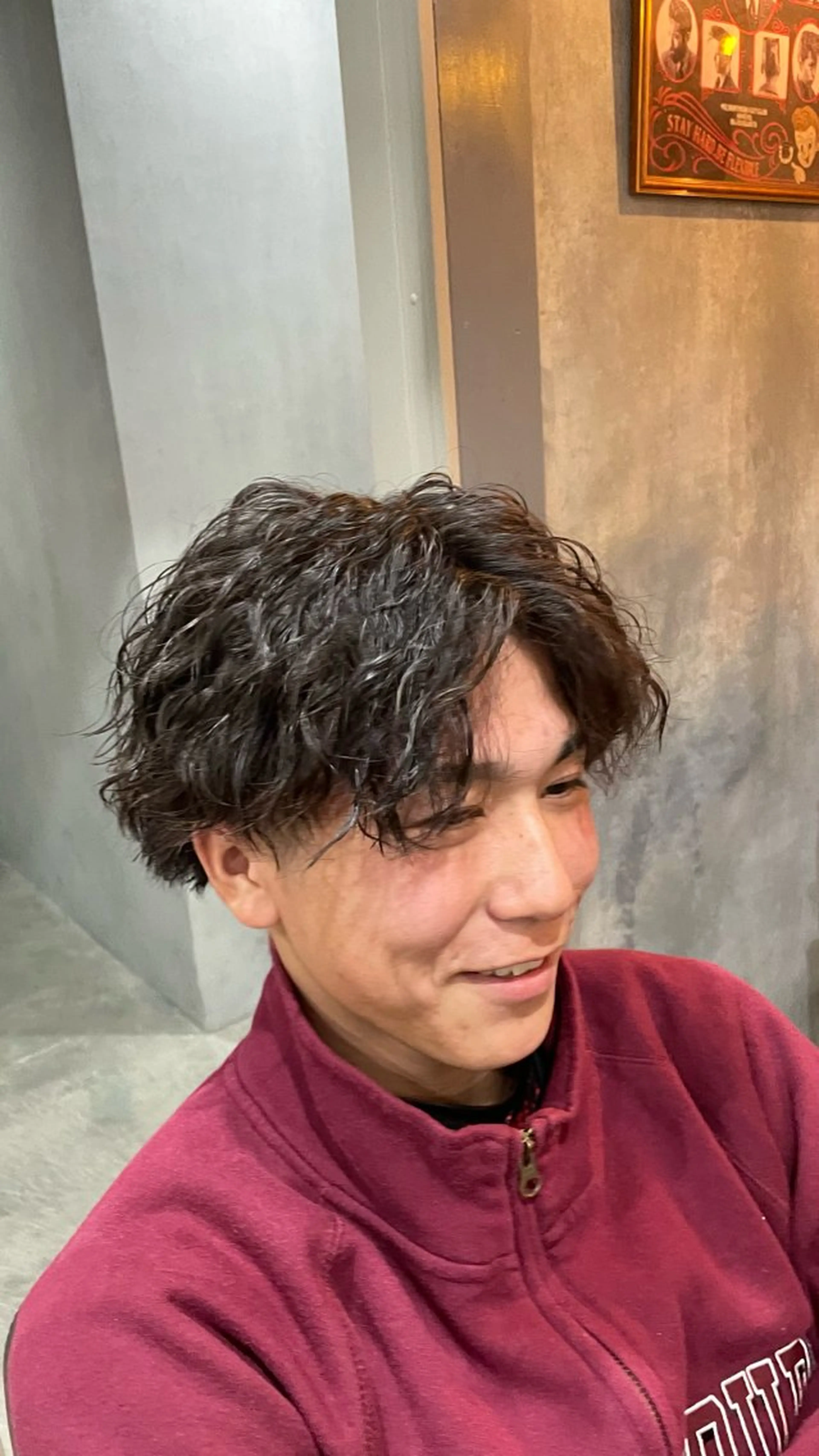 パーマ メンズ Bernie boyのヘアスタイル