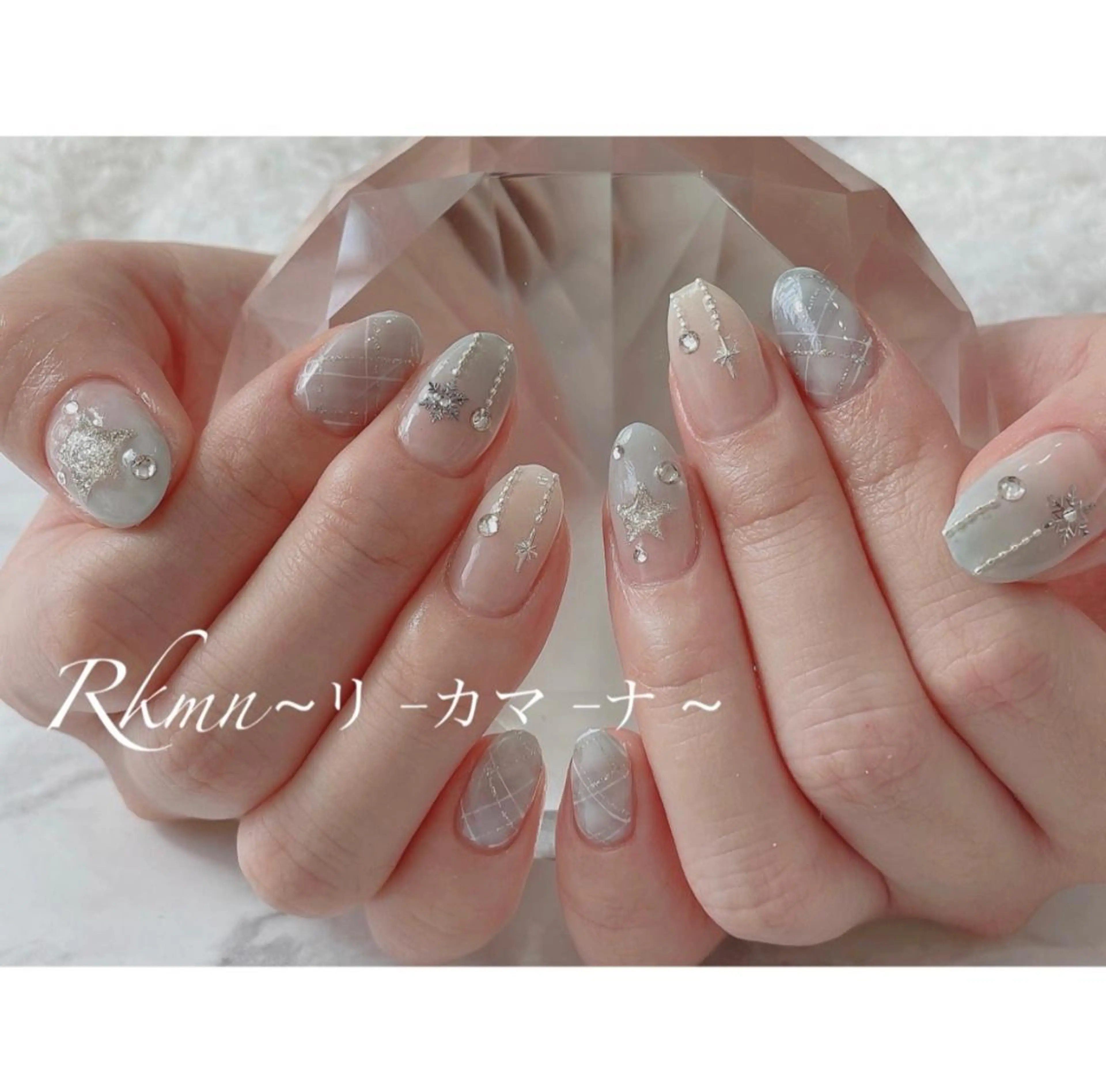 ネイル アートネイル 春ネイル ハンドネイル フットネイル ハンドケア Rkmn ~リ-カマ-ナ~のネイルデザイン