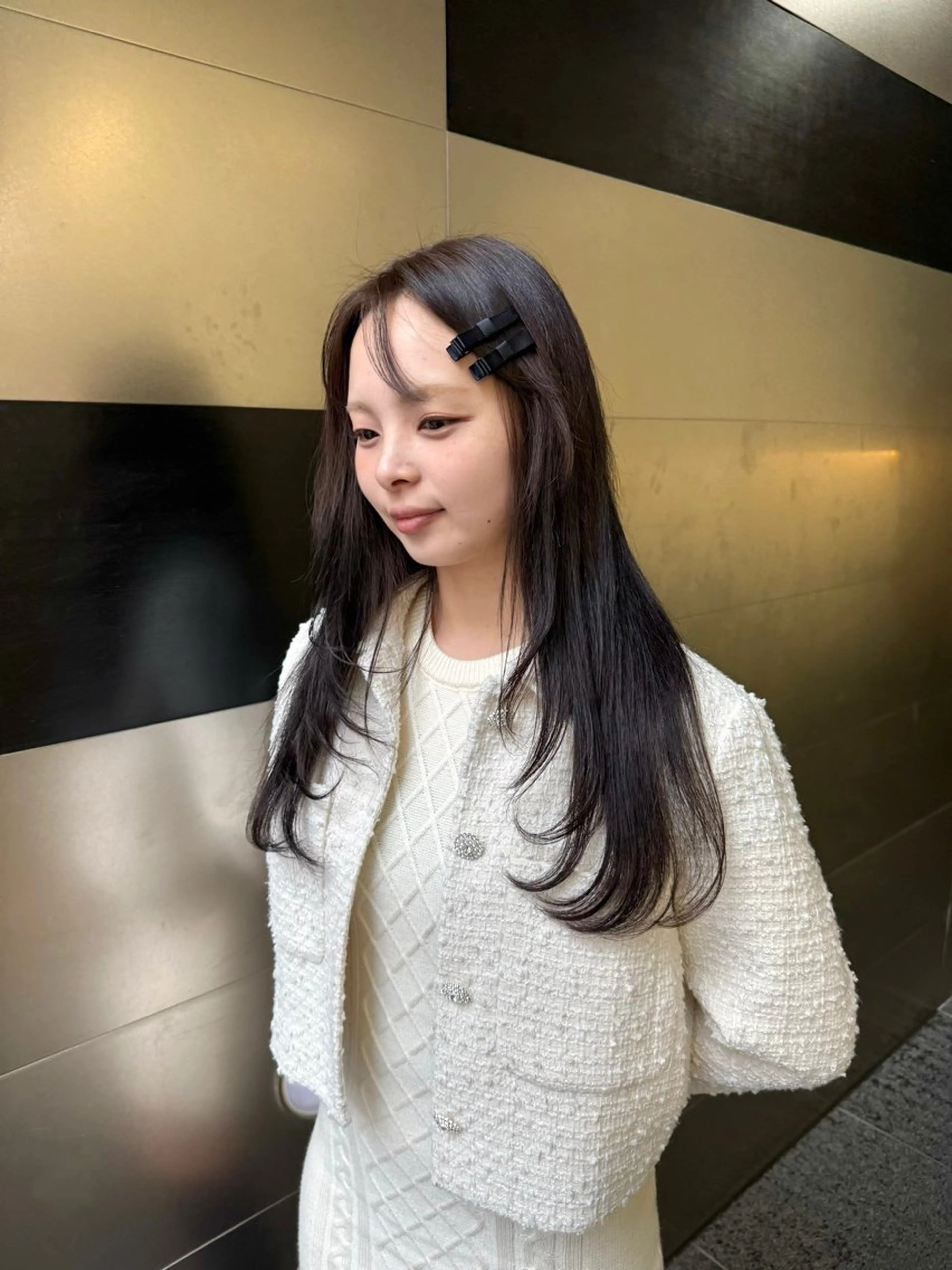 ロング カラー ヘアカラー ひかり／ベージュ ／似合わせカットのヘアスタイル