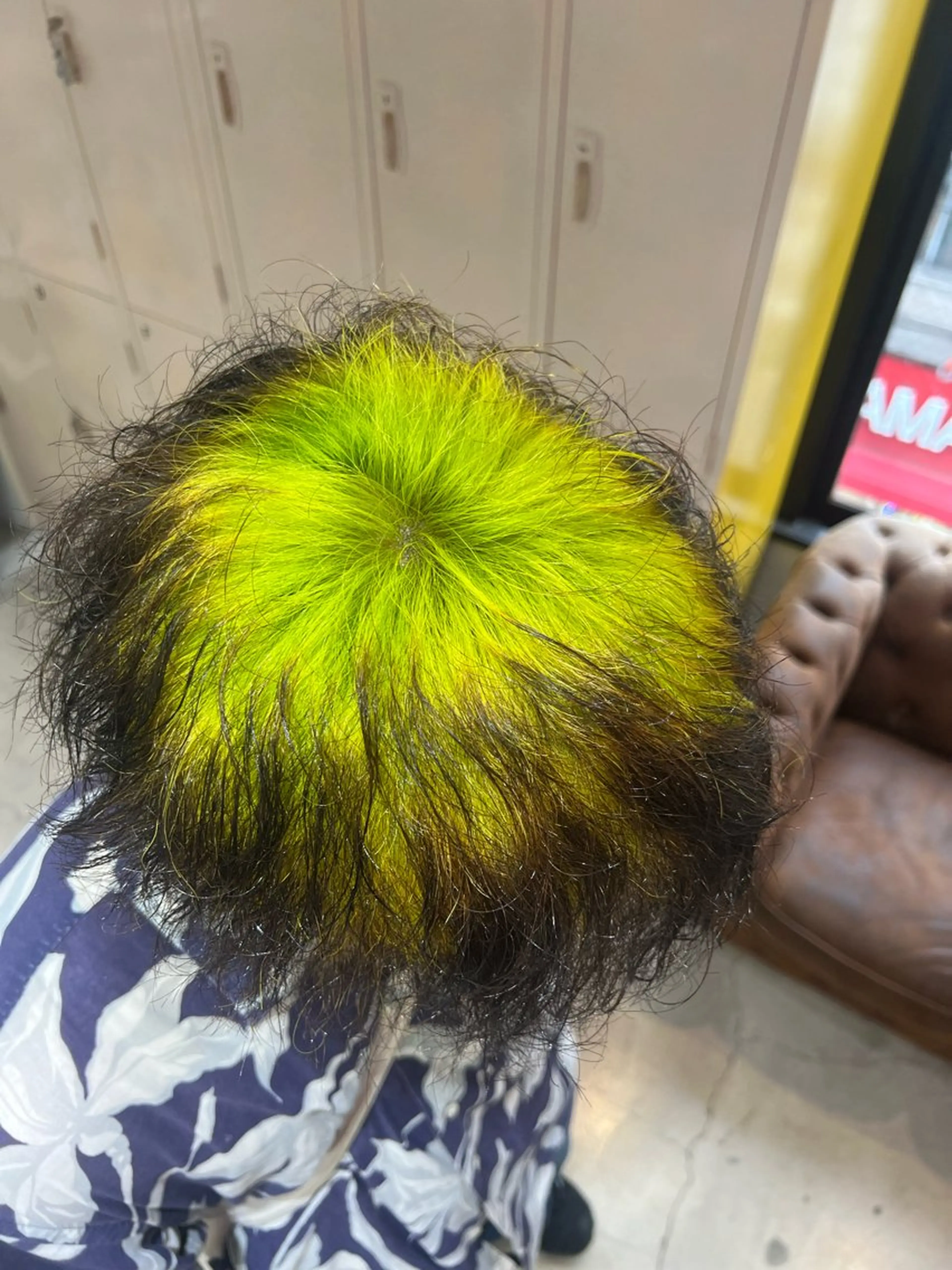 メンズ ヘアカラー トリートメント 💥ウルフカット デザインあんな💥のヘアスタイル