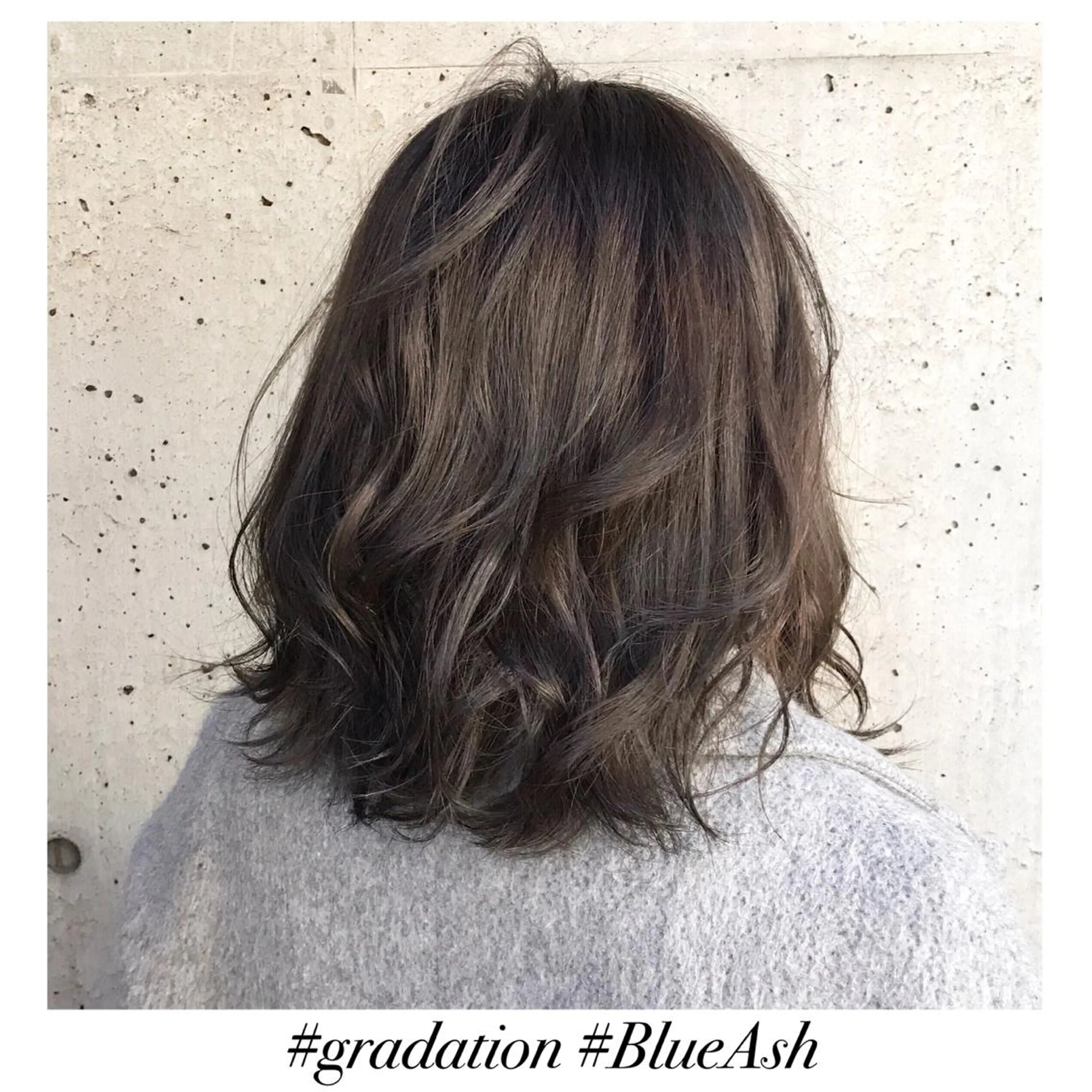 カラー アッシュ ブルーカラー ブルーアッシュ グラデーションカラー ハイライトカラー K-POP好き美容師 🇰🇷Kai.Yのヘアスタイル