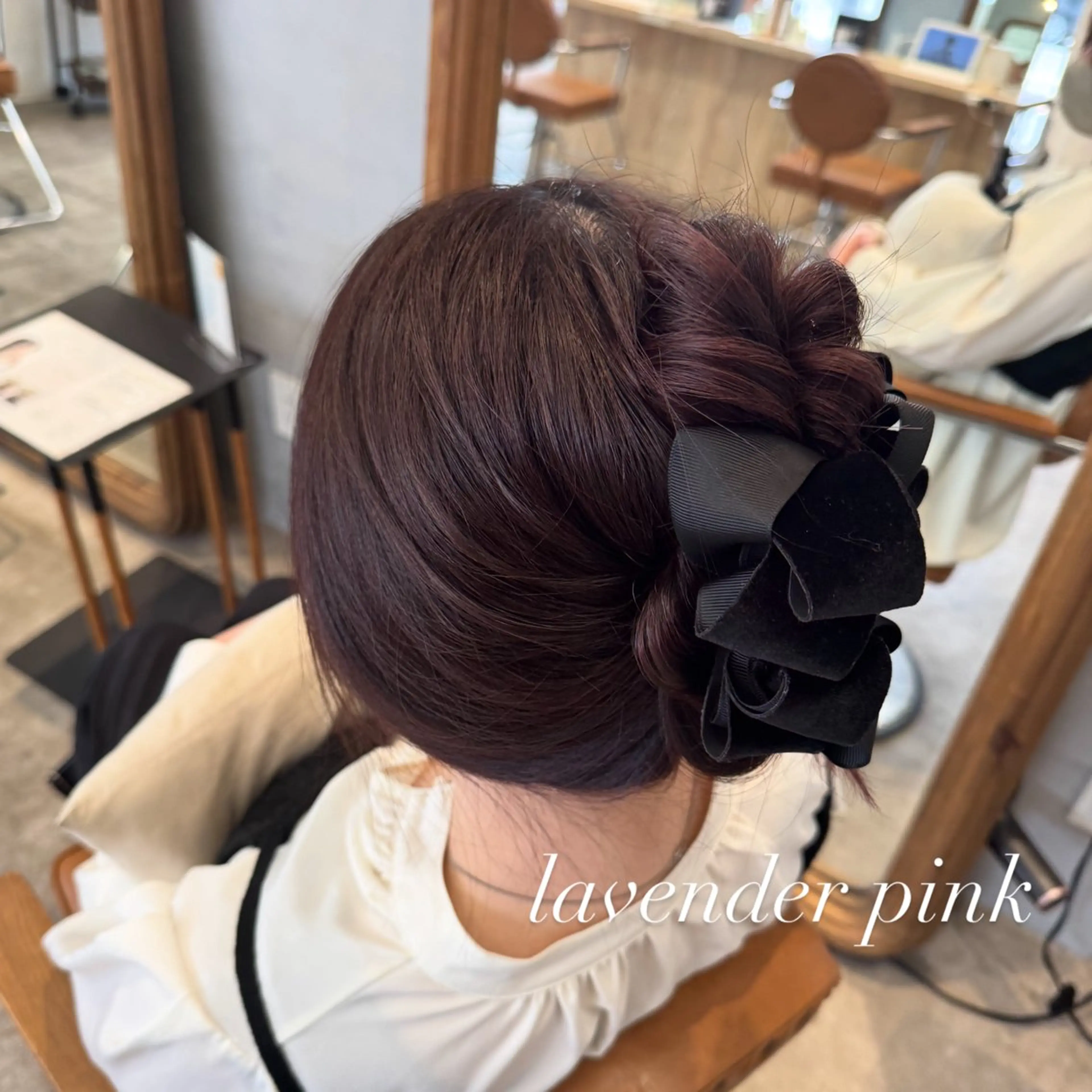 カラー 透明感カラー ラベンダーカラー ラベンダーピンク ピンクカラー カット ヘアカラー オスズ 🎀´-のヘアスタイル