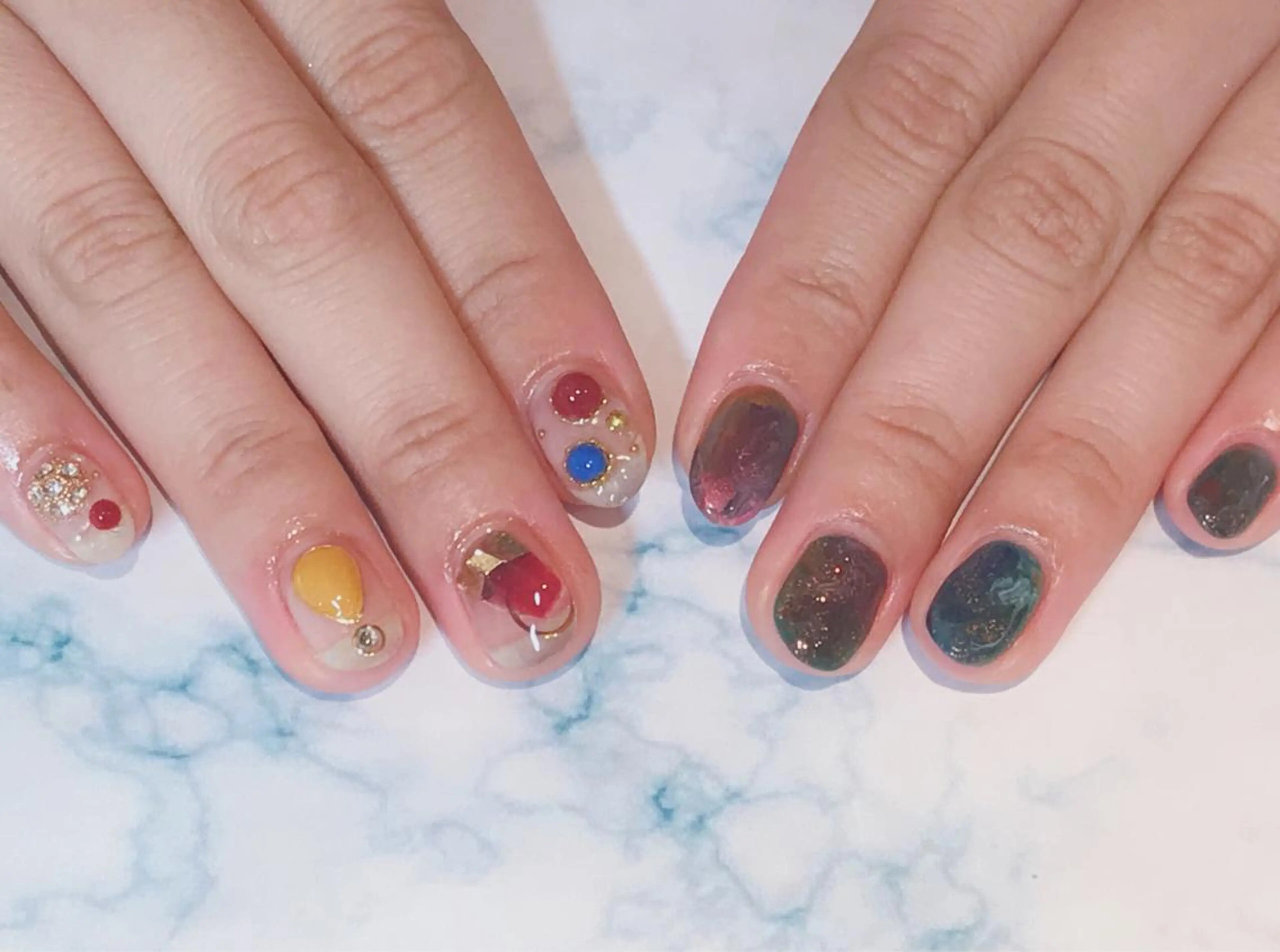 ネイル ハンドネイル もとまつ さちこのネイルデザイン