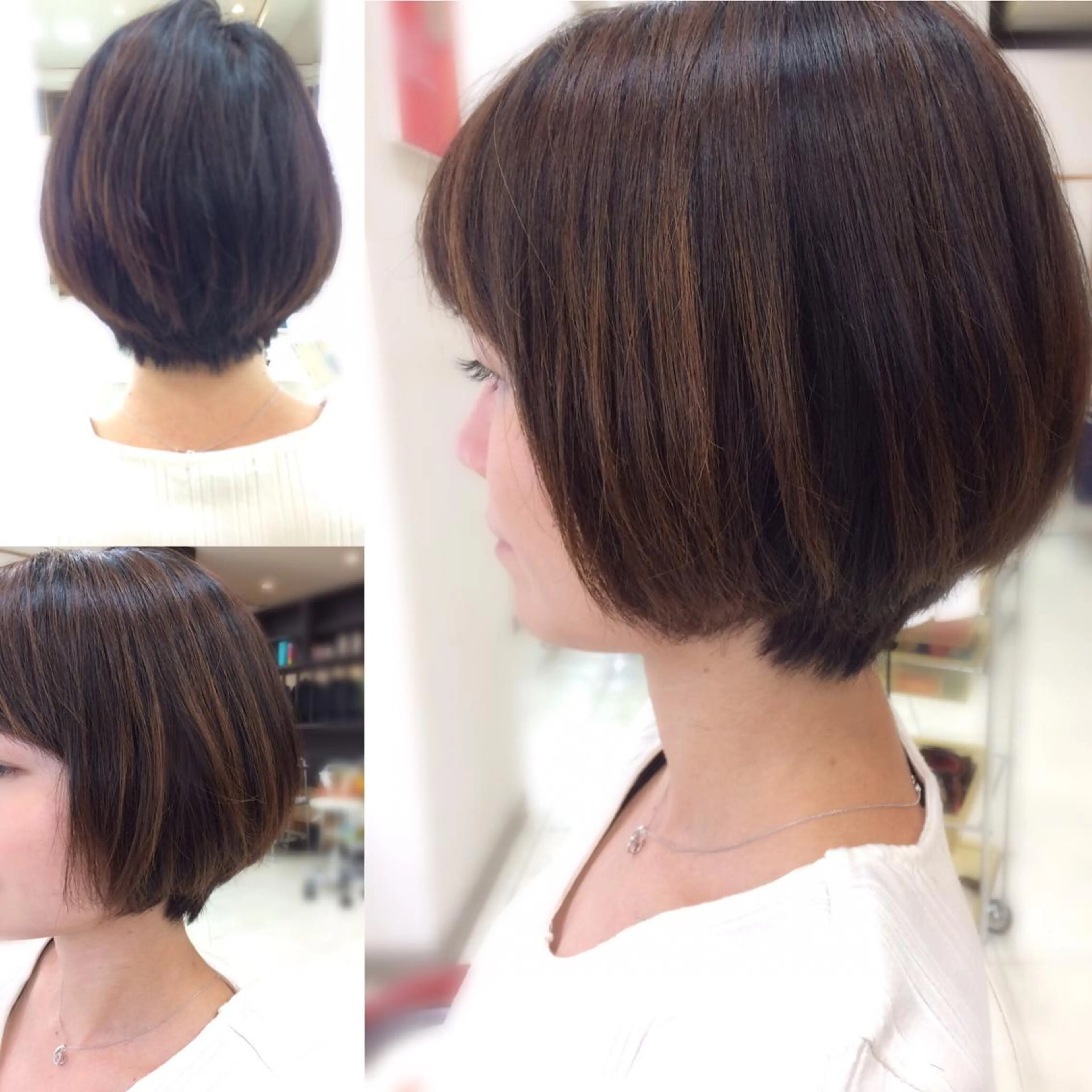 ショート ショートボブ ボブ ショートヘア いけだ ゆうのヘアスタイル