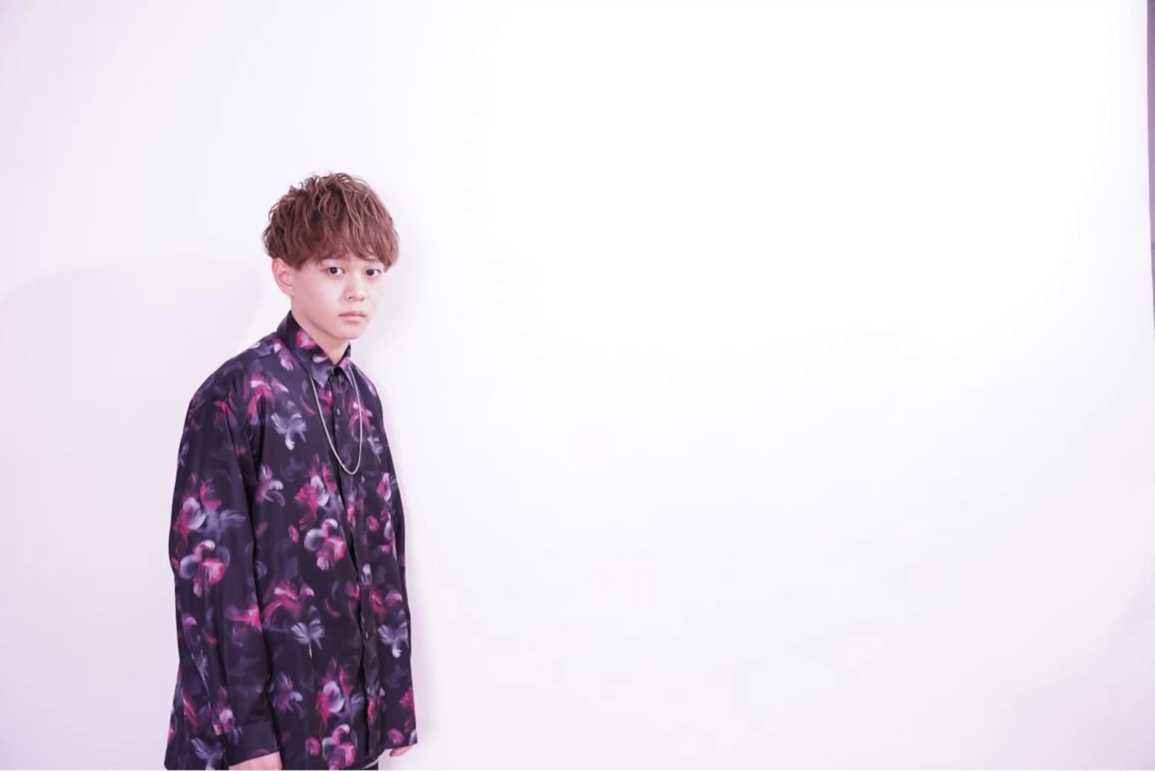 カラー パーマ メンズ 髪質改善/イルミナ/ 城崎のヘアスタイル