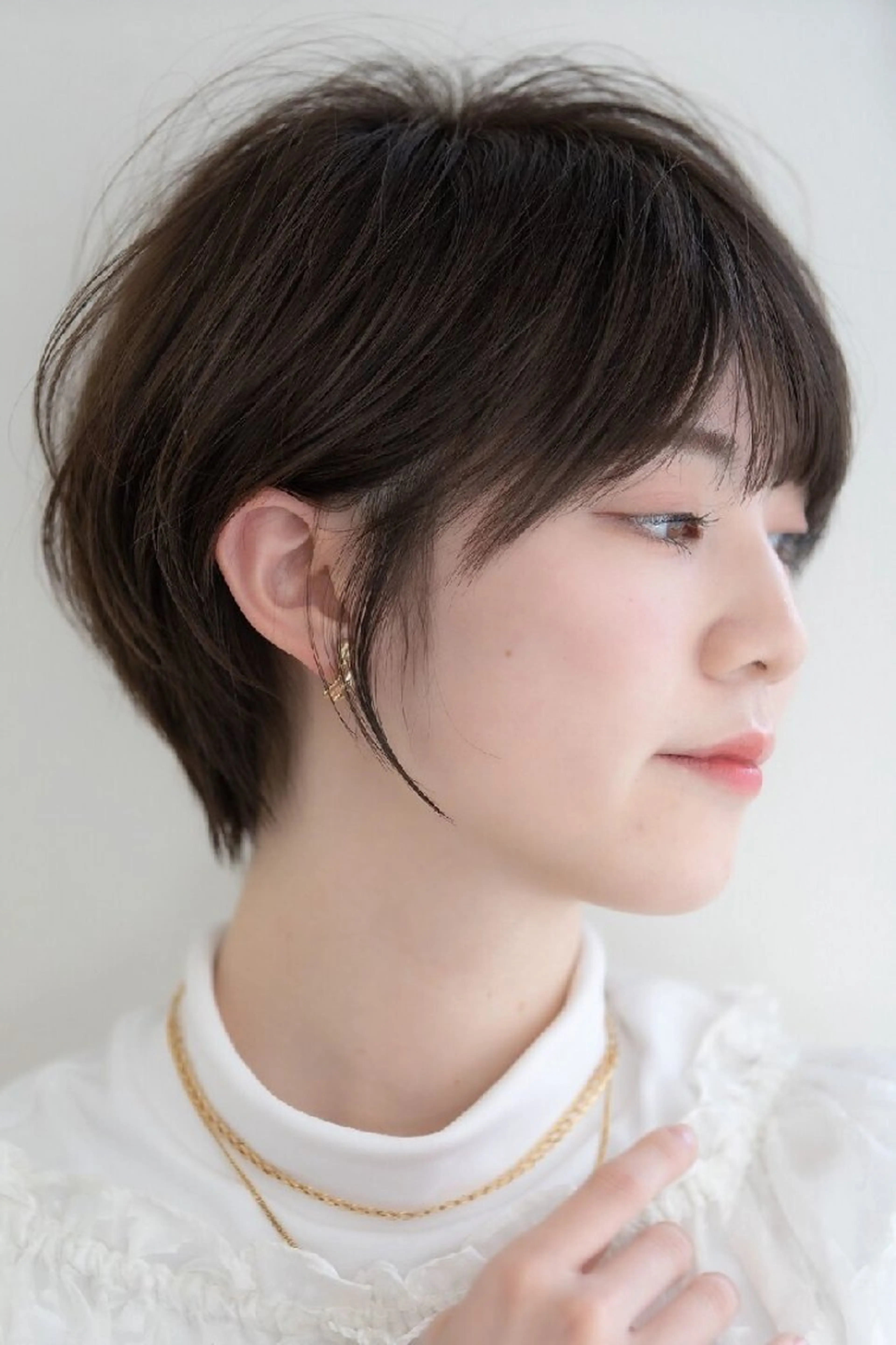 カラー ショート オーガニックカラー 似合わせカット トリートメント 深夜まで営業中‼️ レム髪質改善のヘアスタイル
