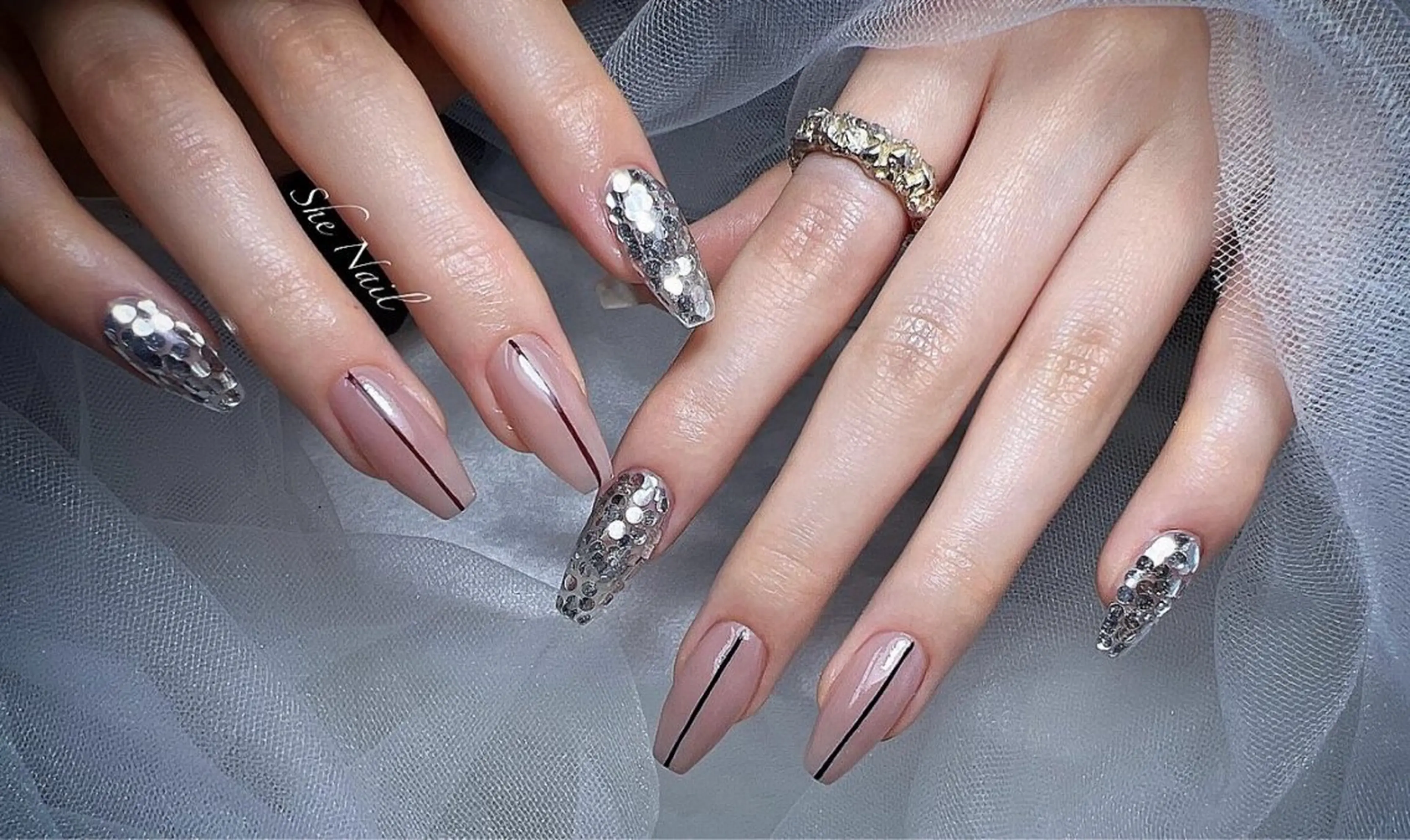 ネイル 持ち込み 夏ネイル ハンドネイル She   Nail所属・ISA_ BELLAのネイルデザイン