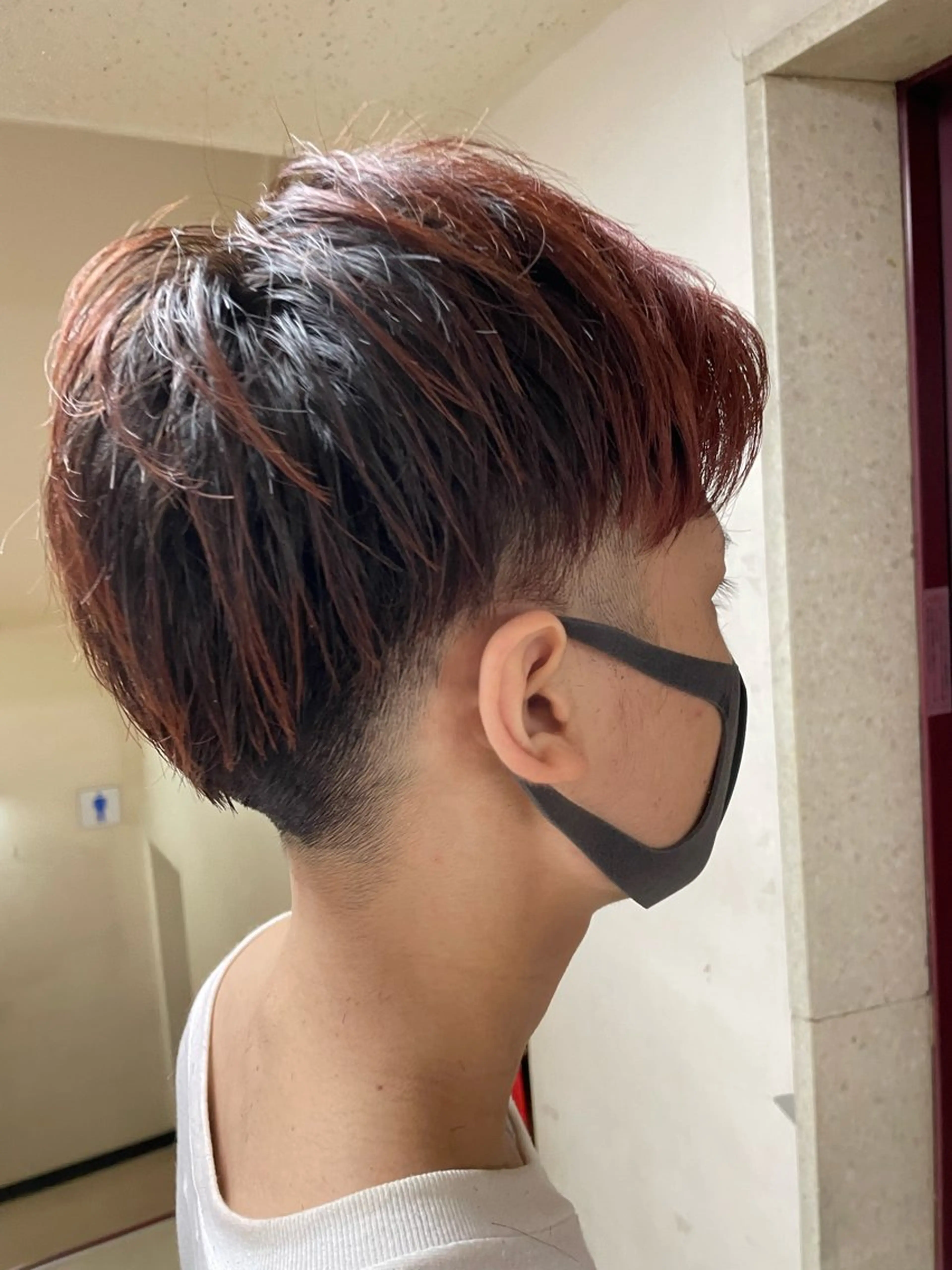 メンズカット+カラー¥9,000の写真