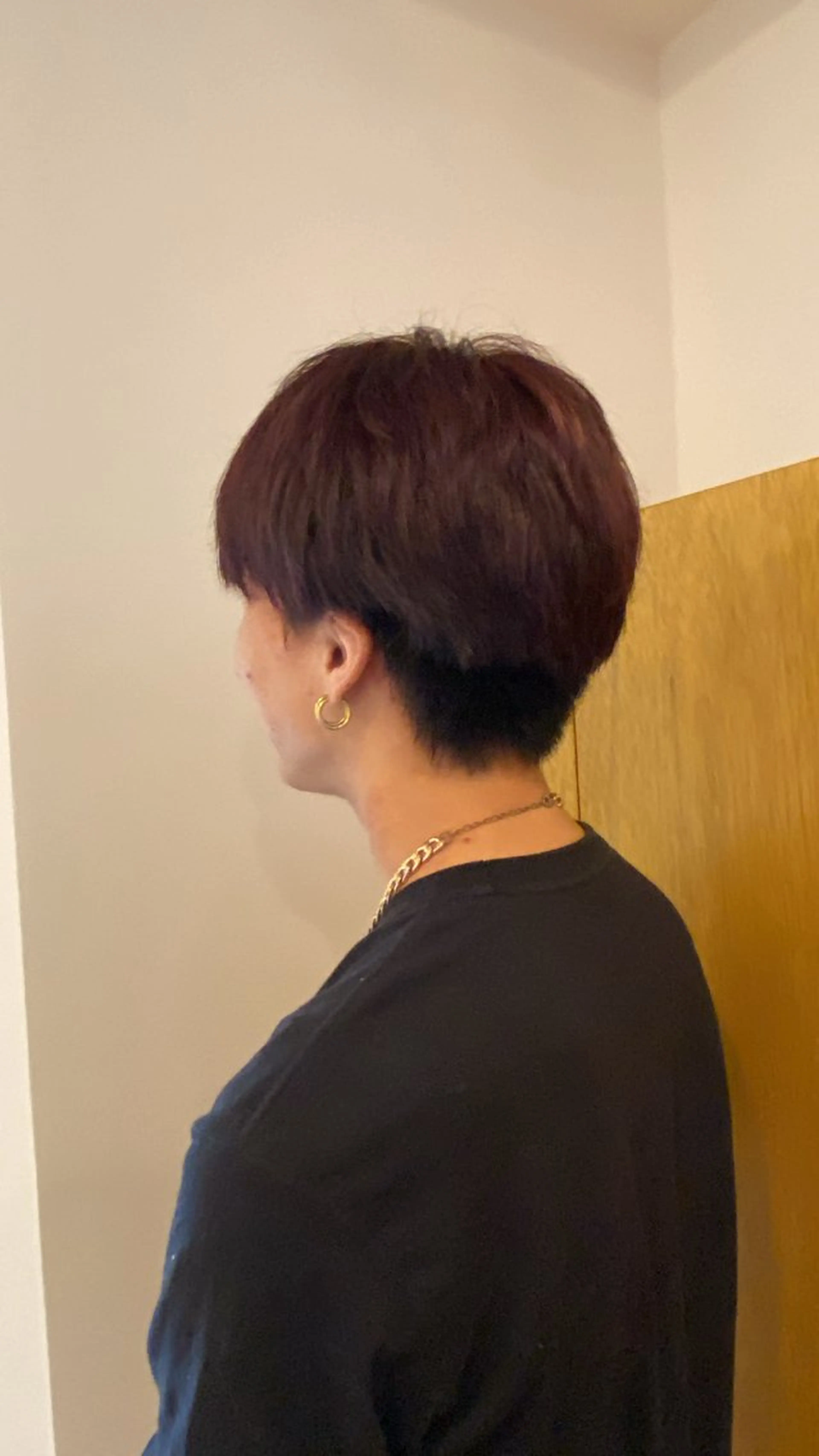 ショート カラー メンズ パープルカラー ヘアカラー トリートメント LE-PLA Citta 大雅のヘアスタイル