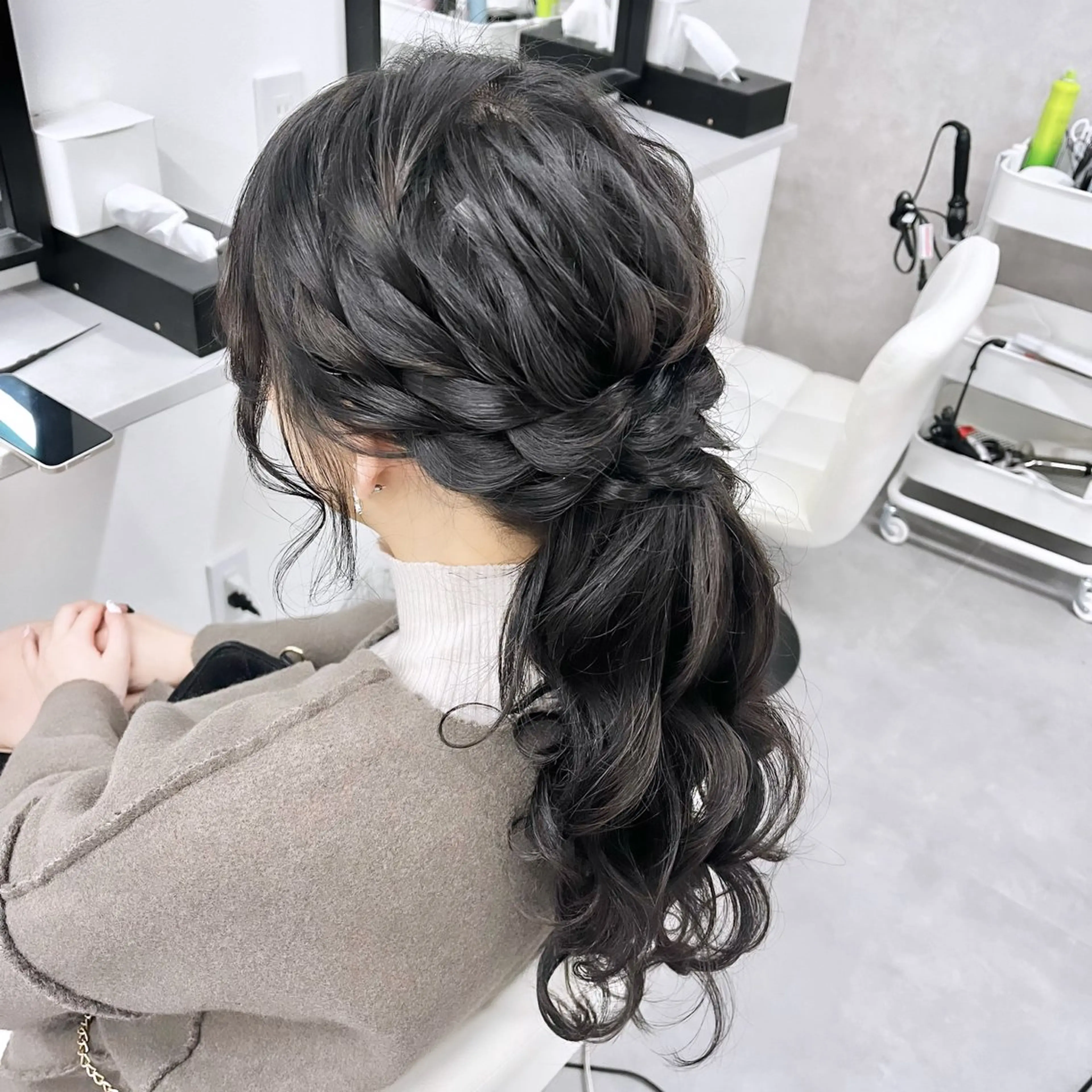 ロング ヘアアレンジ ヘアセット 心斎橋/ヘアセット MASAKIのヘアスタイル