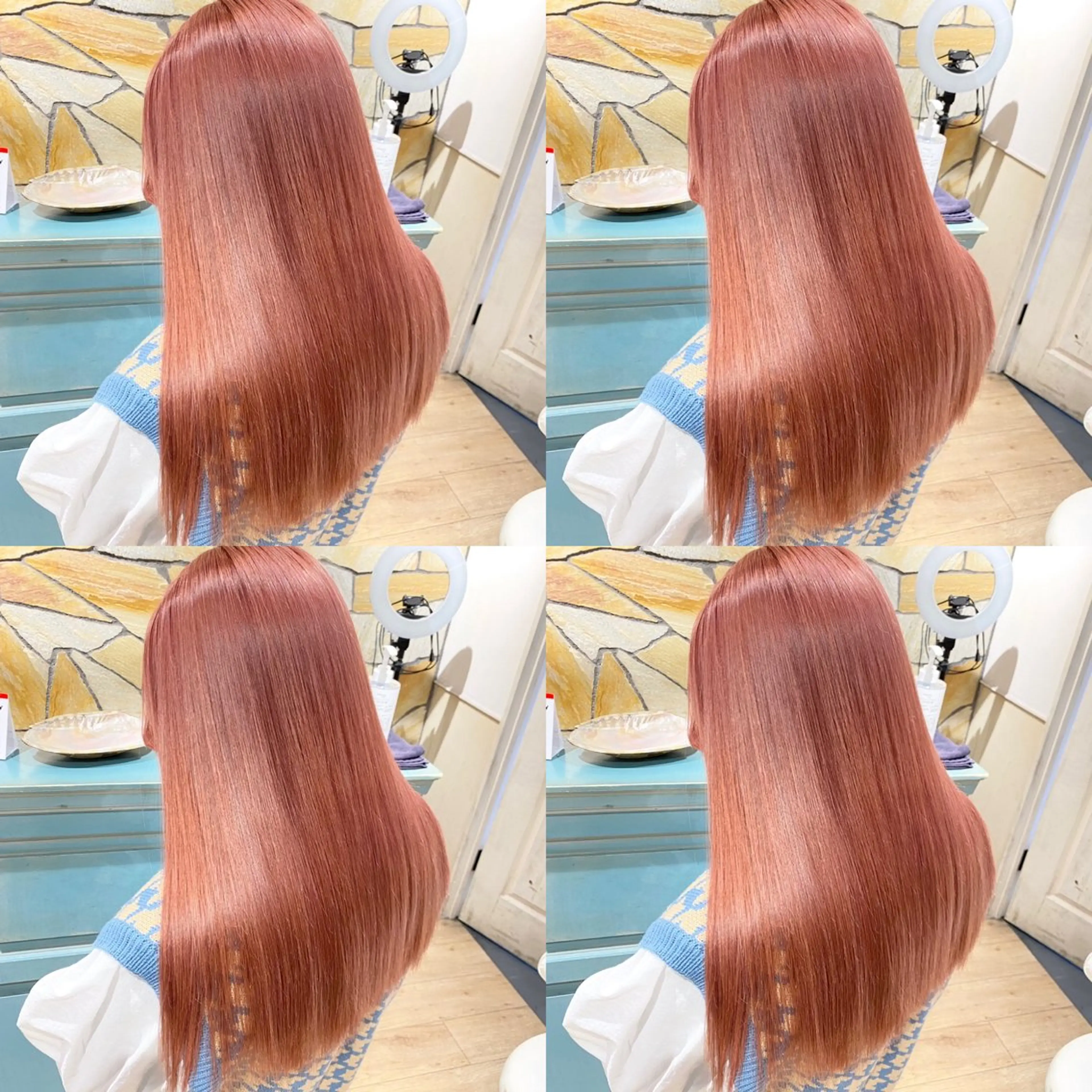 ロング カラー ピンクカラー 髪質改善 店長✨髪質改善✖️ 透明感カラー／純大のヘアスタイル