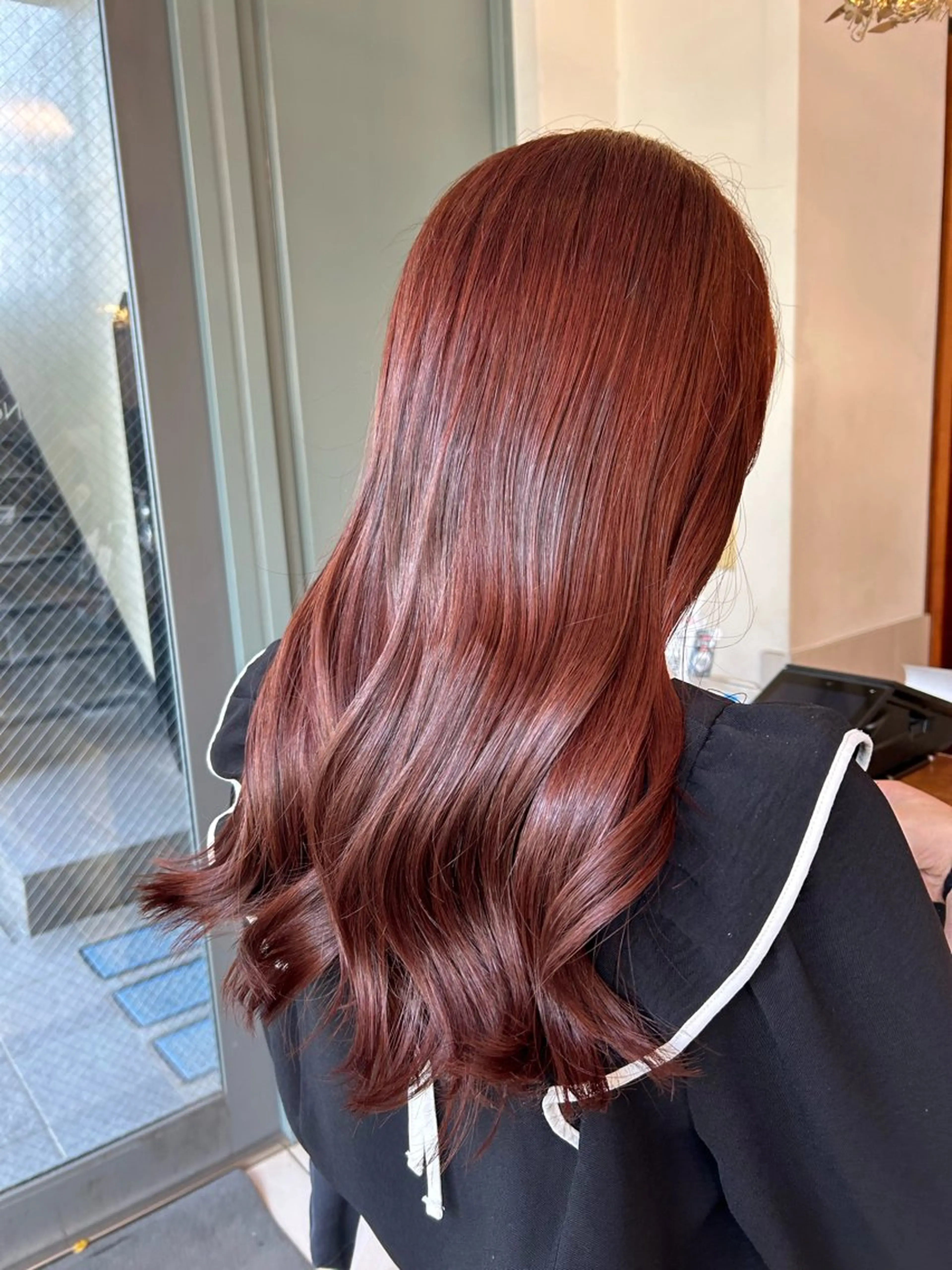 セミロング カラー レッドカラー カット ヘアカラー トリートメント 袴着付け予約受付中/ 渡辺奈緒のその他イメージ