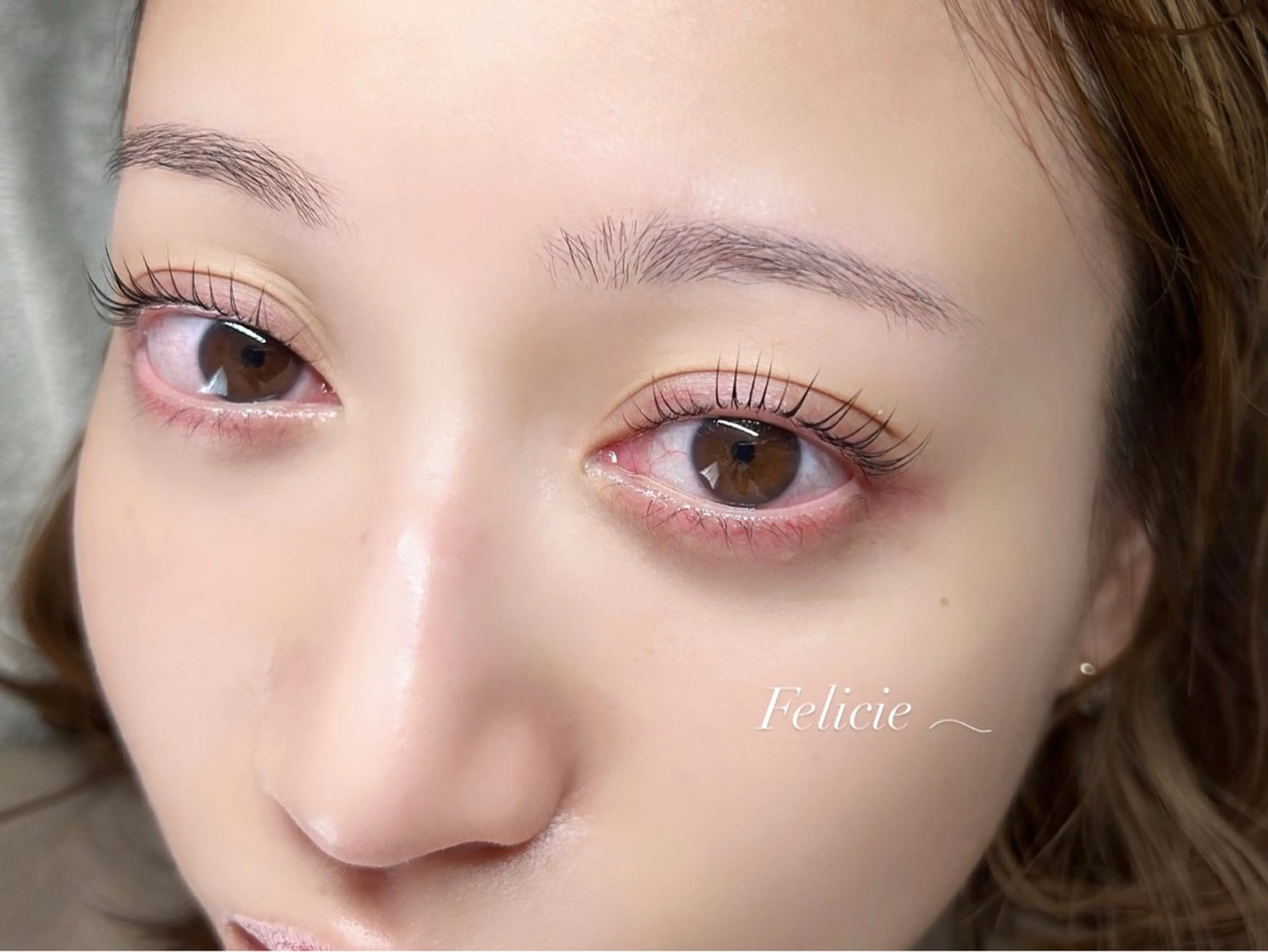 マツエク・マツパ パリジェンヌラッシュリフト マツパ Felicie＊ Sayakaのマツエク・マツパデザイン