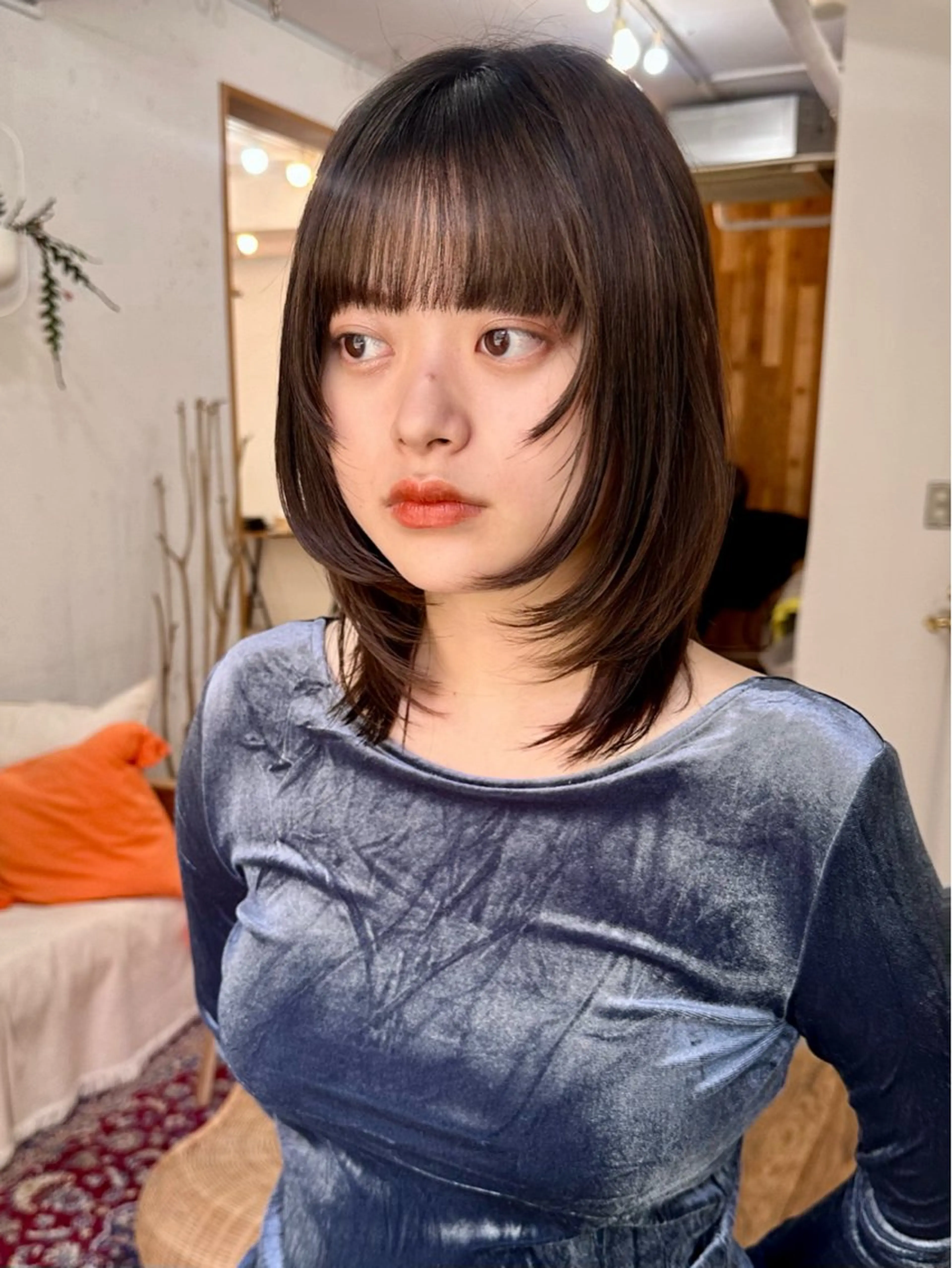 ミディアム カラー 🪭risa 暖色/レイヤー🪭のヘアスタイル