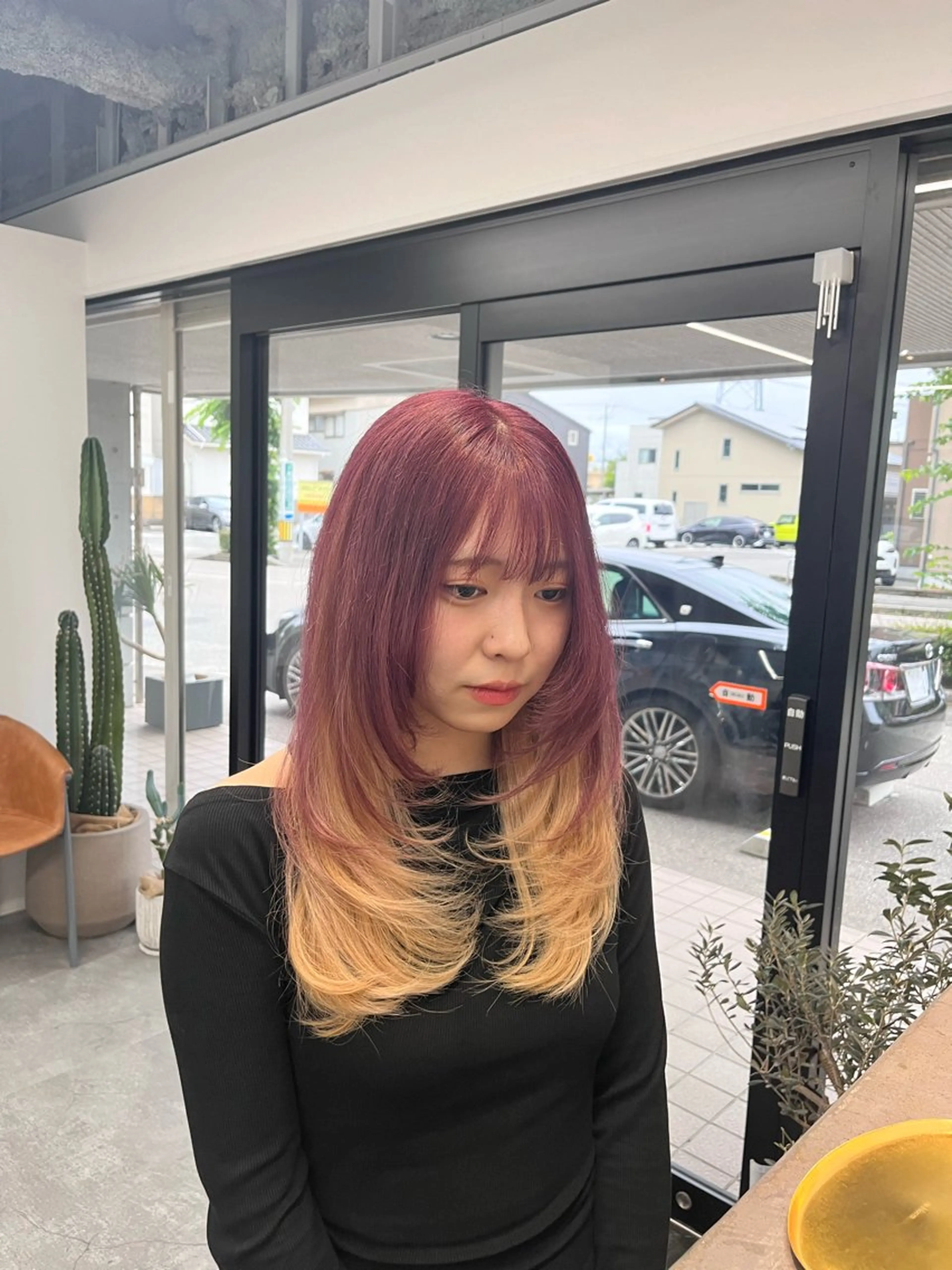 セミロング カラー hair salon SILLO.のヘアスタイル