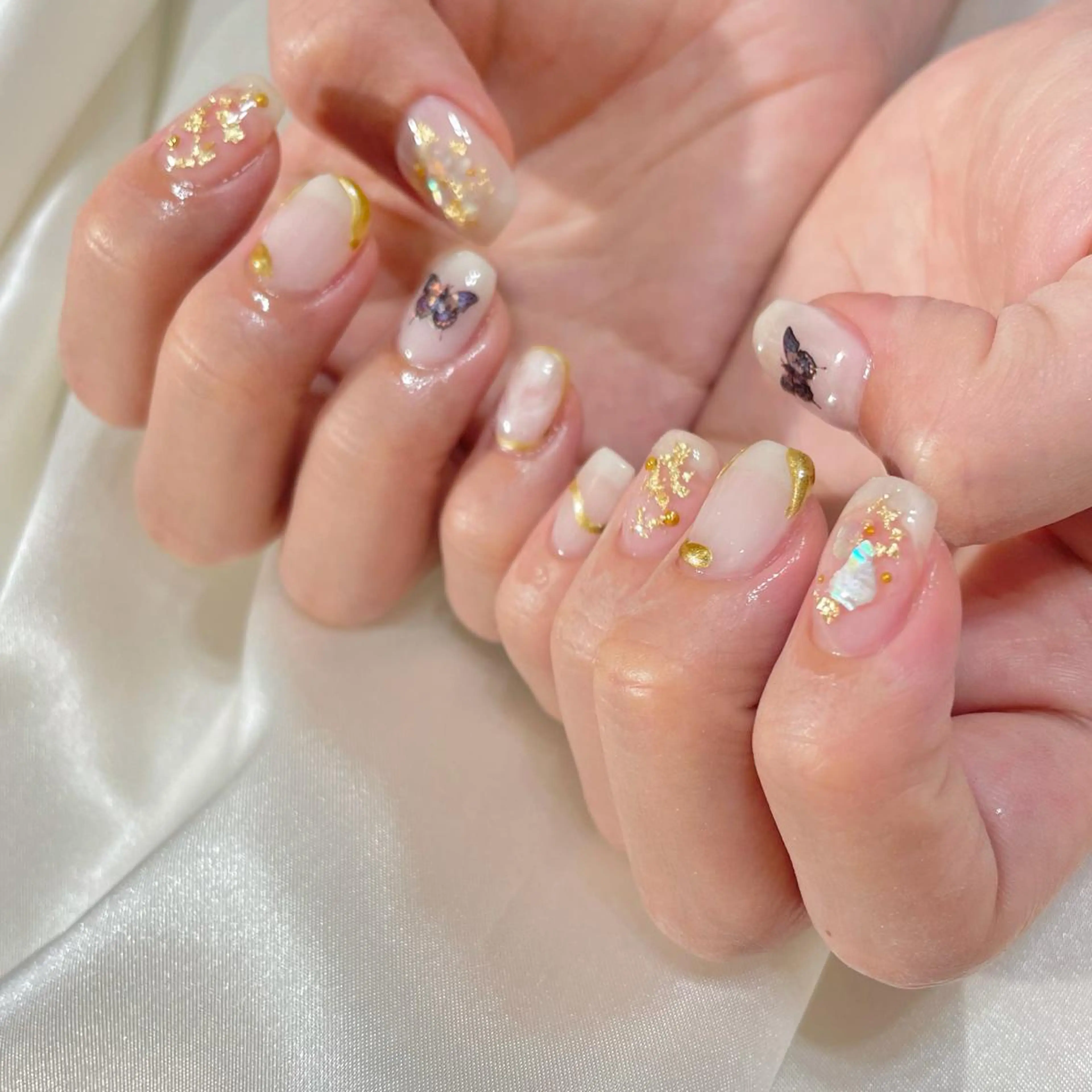 ネイル ミルフィーユ /Tomoeのネイルデザイン