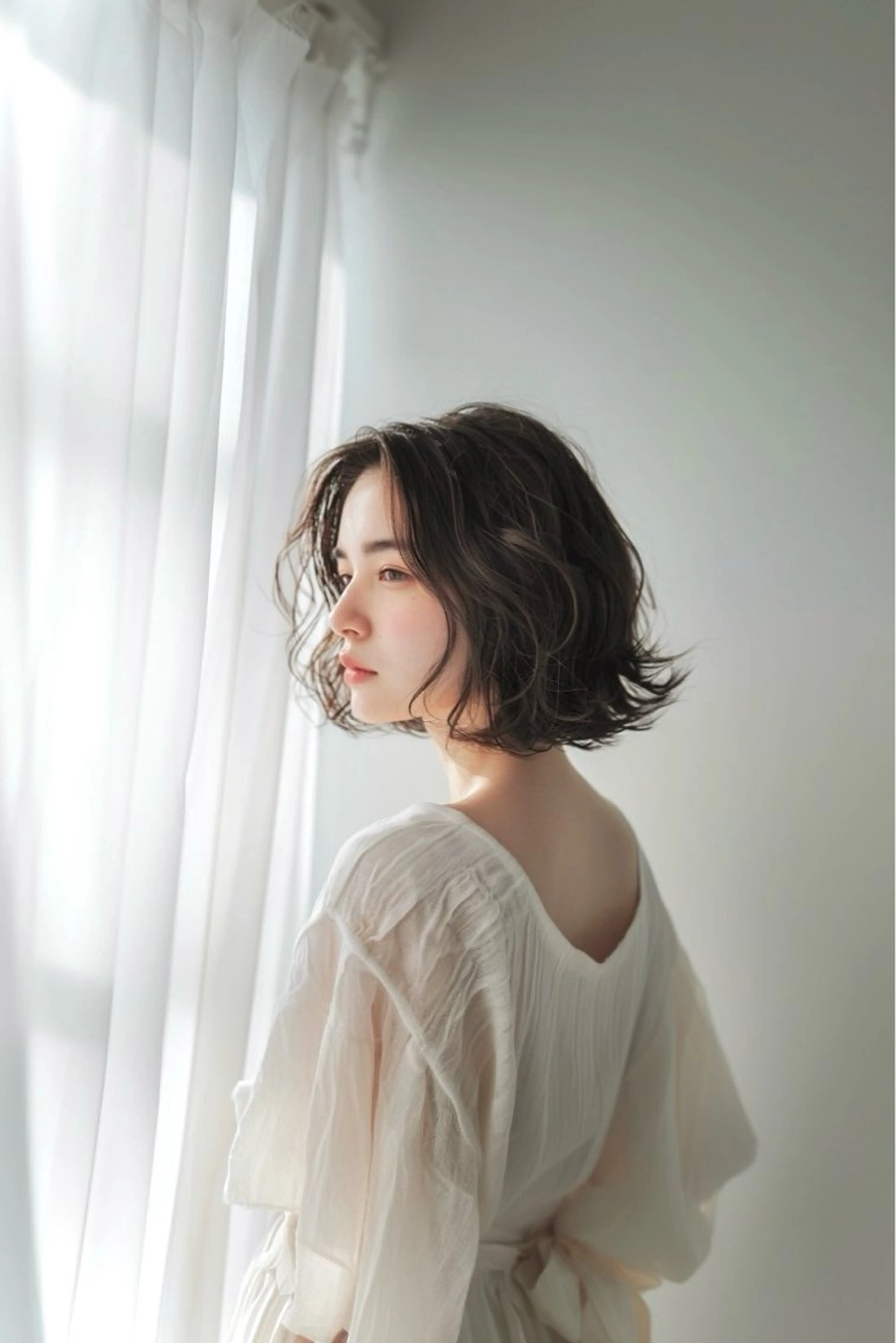ミディアム 💛🤍U too e’s 鎌倉🧸のヘアスタイル