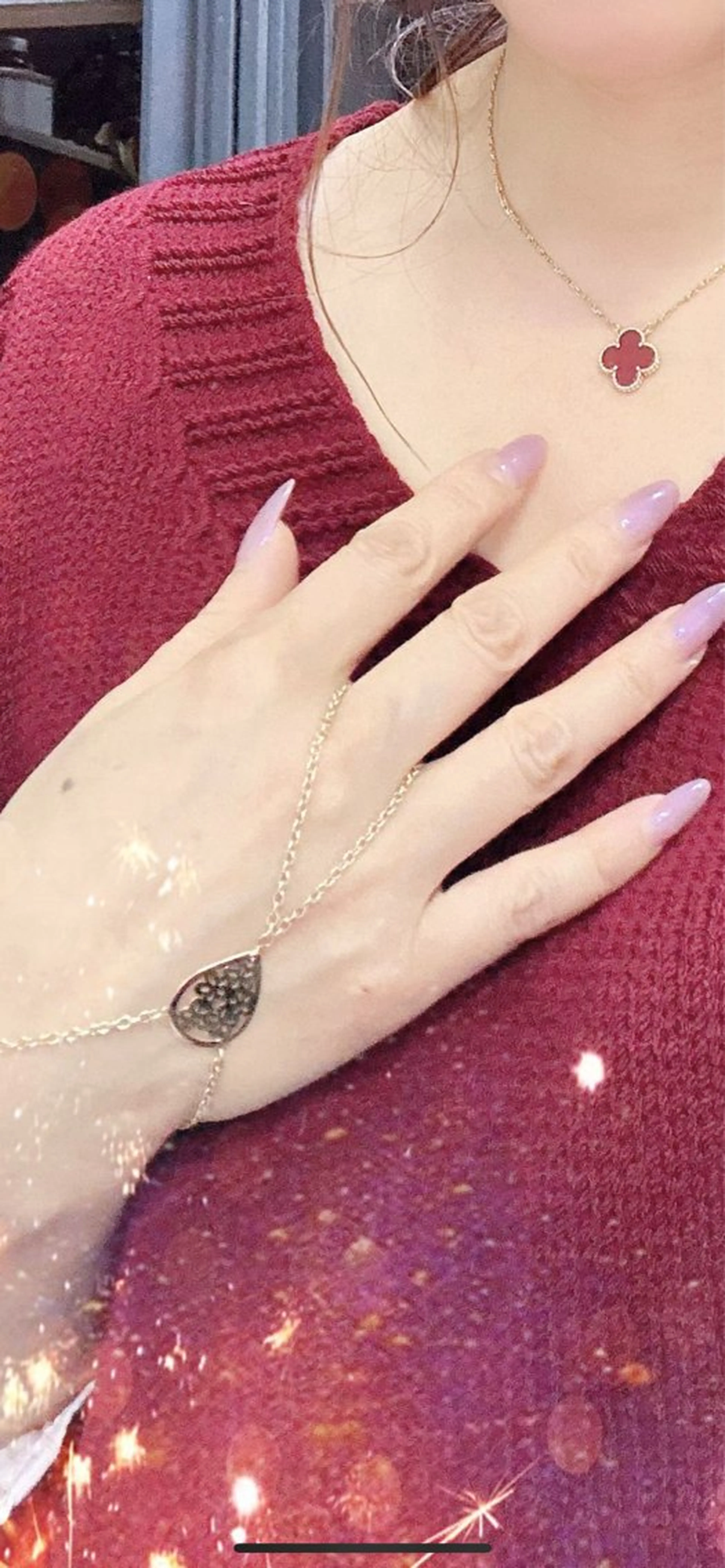 ネイル ハンドネイル MoonNail ユリ🌸のネイルデザイン