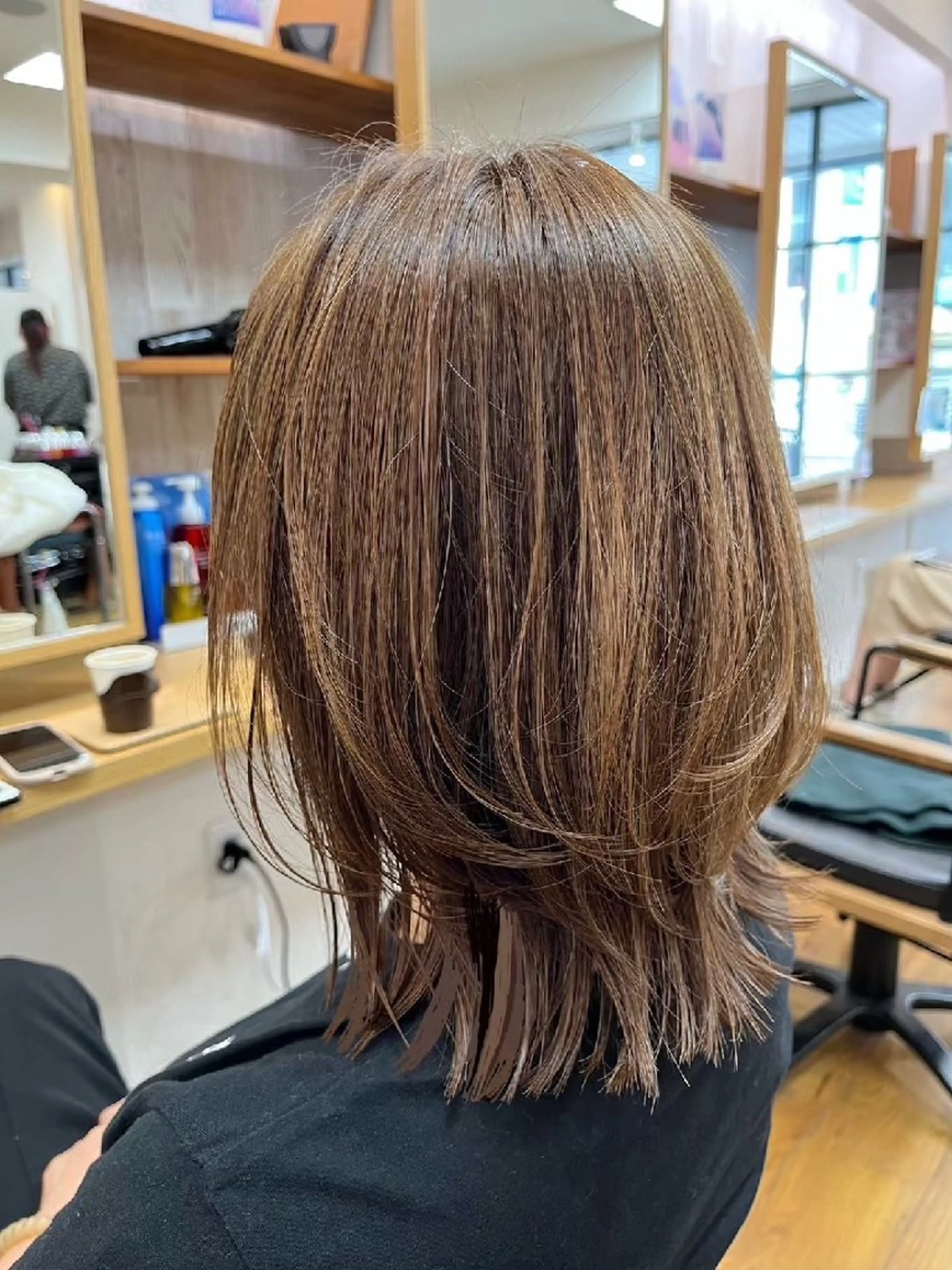 セミロング 近森 美帆[モーラ高石店]のヘアスタイル