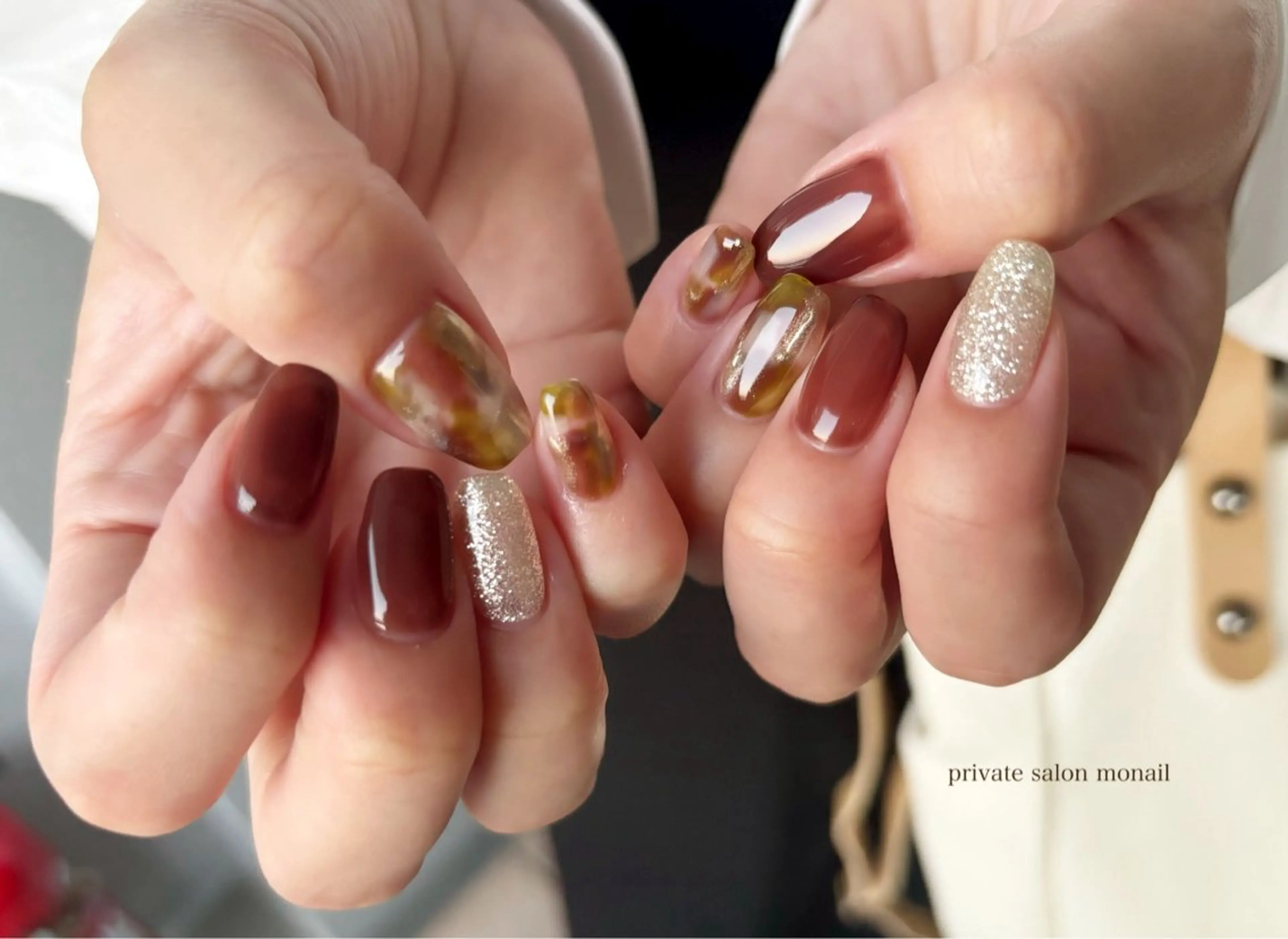 ネイル ニュアンスネイル ハンドネイル private  nail monail所属・nail salon monailのネイルデザイン