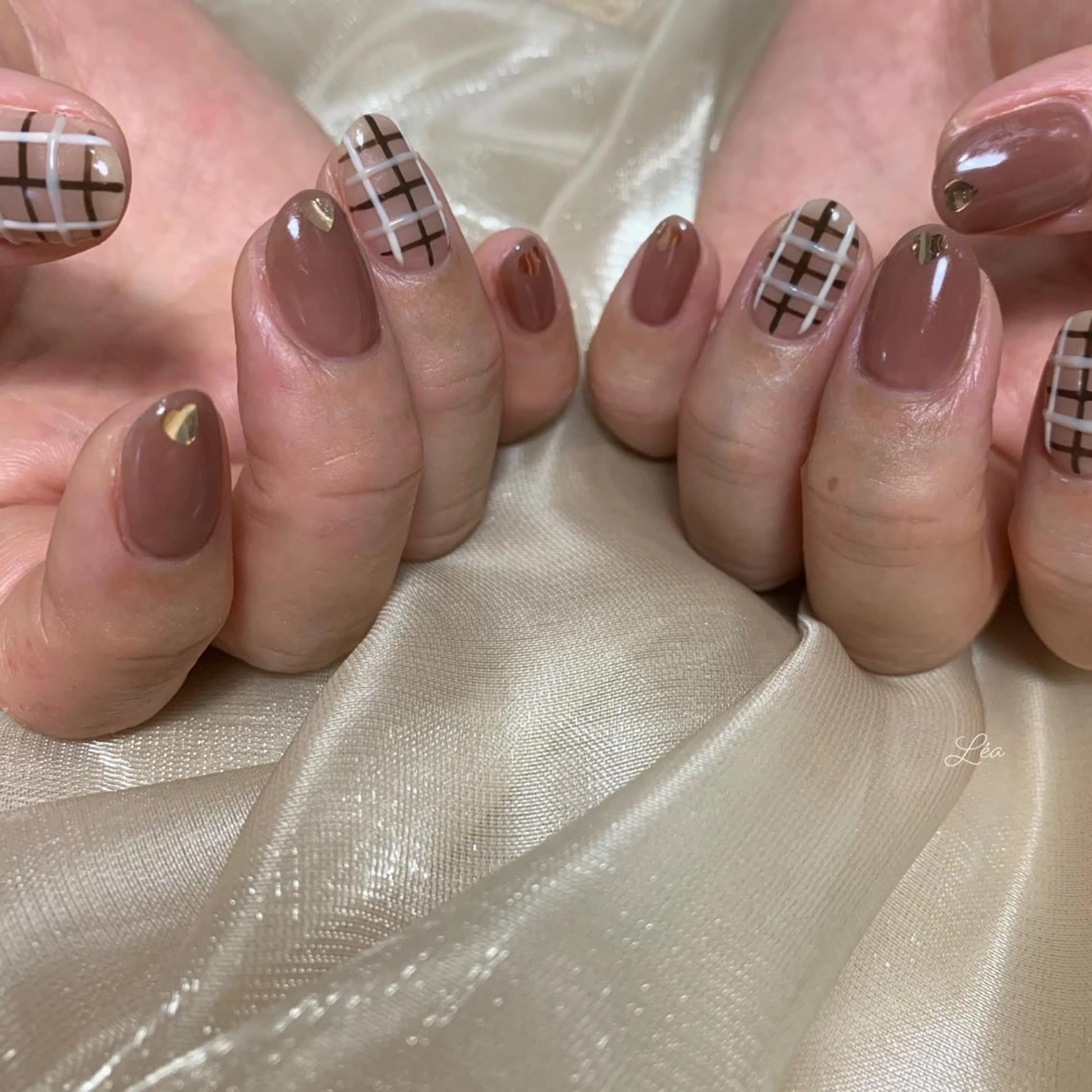 ネイル ジェルネイル パラジェル Léa nailのネイルデザイン