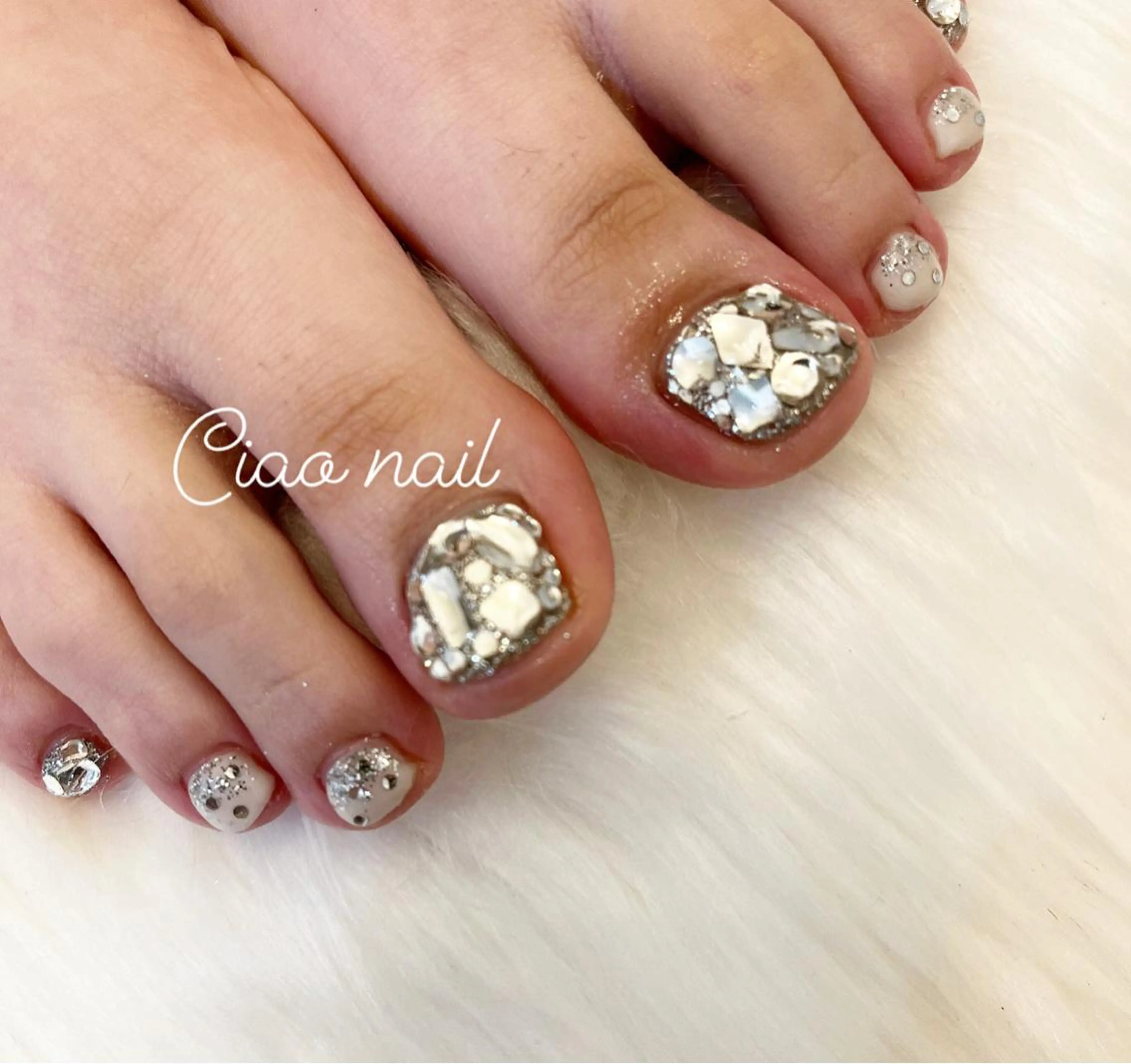 ネイル フットネイル #Amin nail salonのネイルデザイン