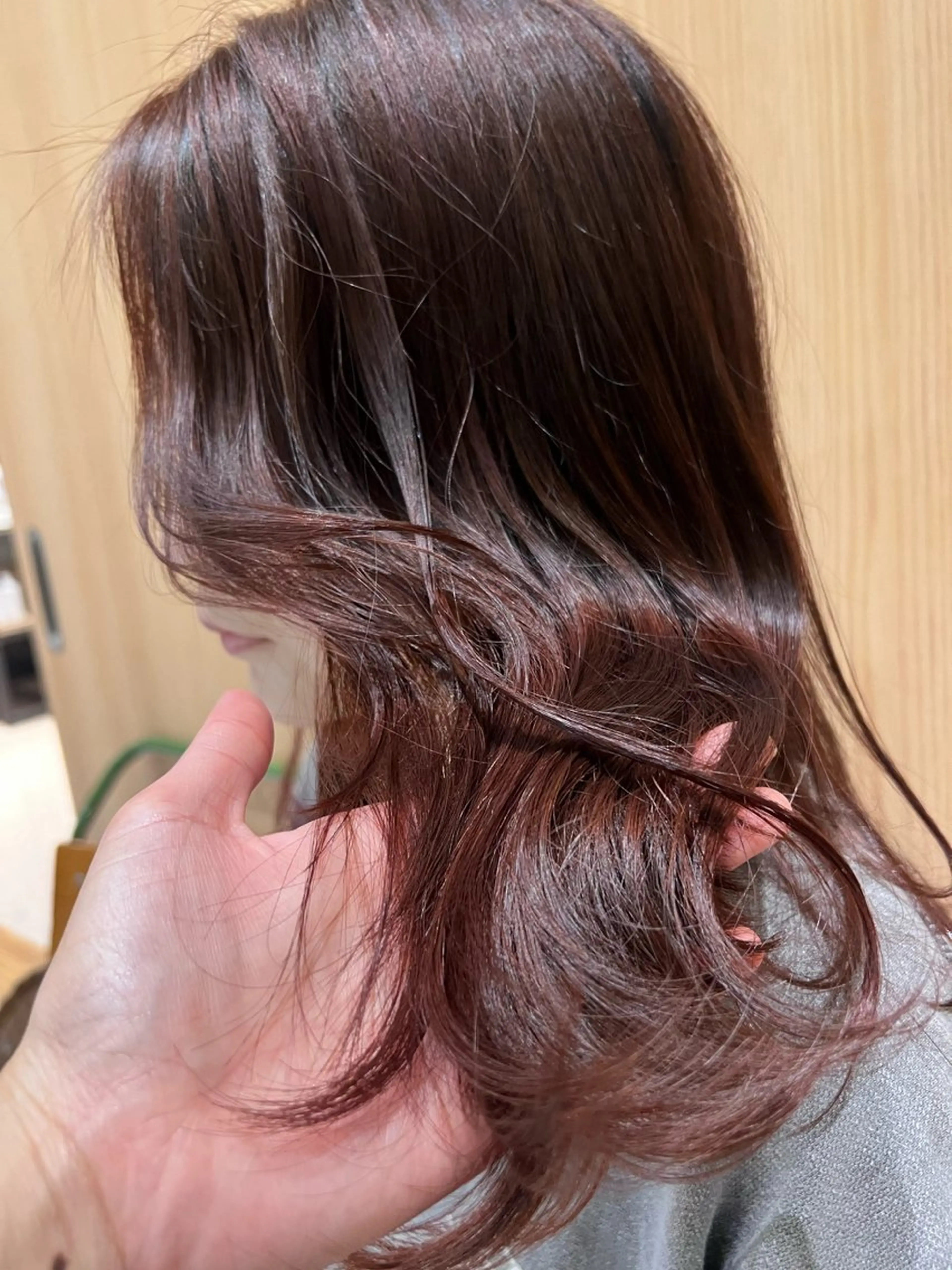 ロング カラー ブリーチ ブリーチなしカラー レッドカラー 🌻井上 マリー🌻のヘアスタイル