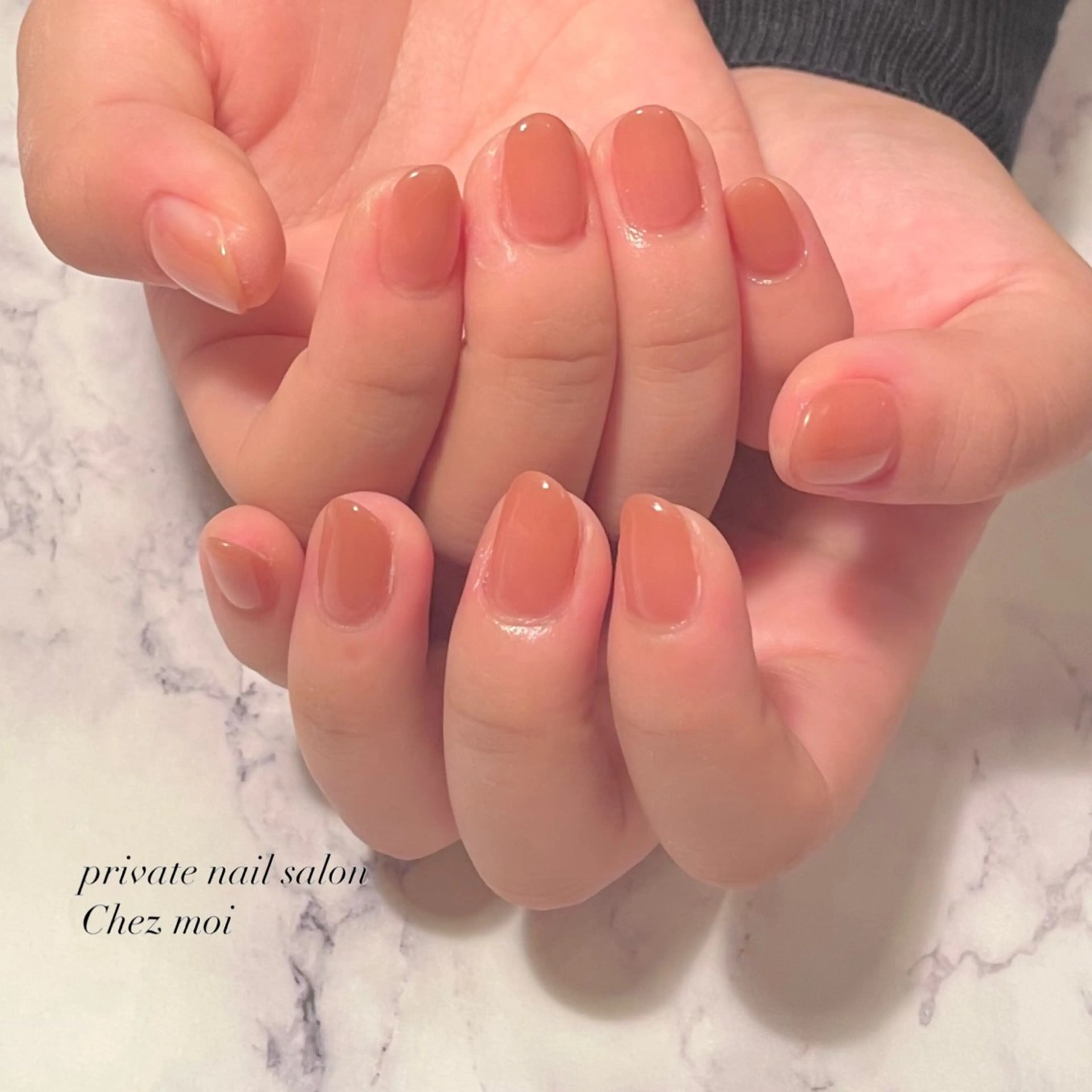 ネイル ジェルネイル ワンカラーネイル KOMINE TOMOKOのネイルデザイン