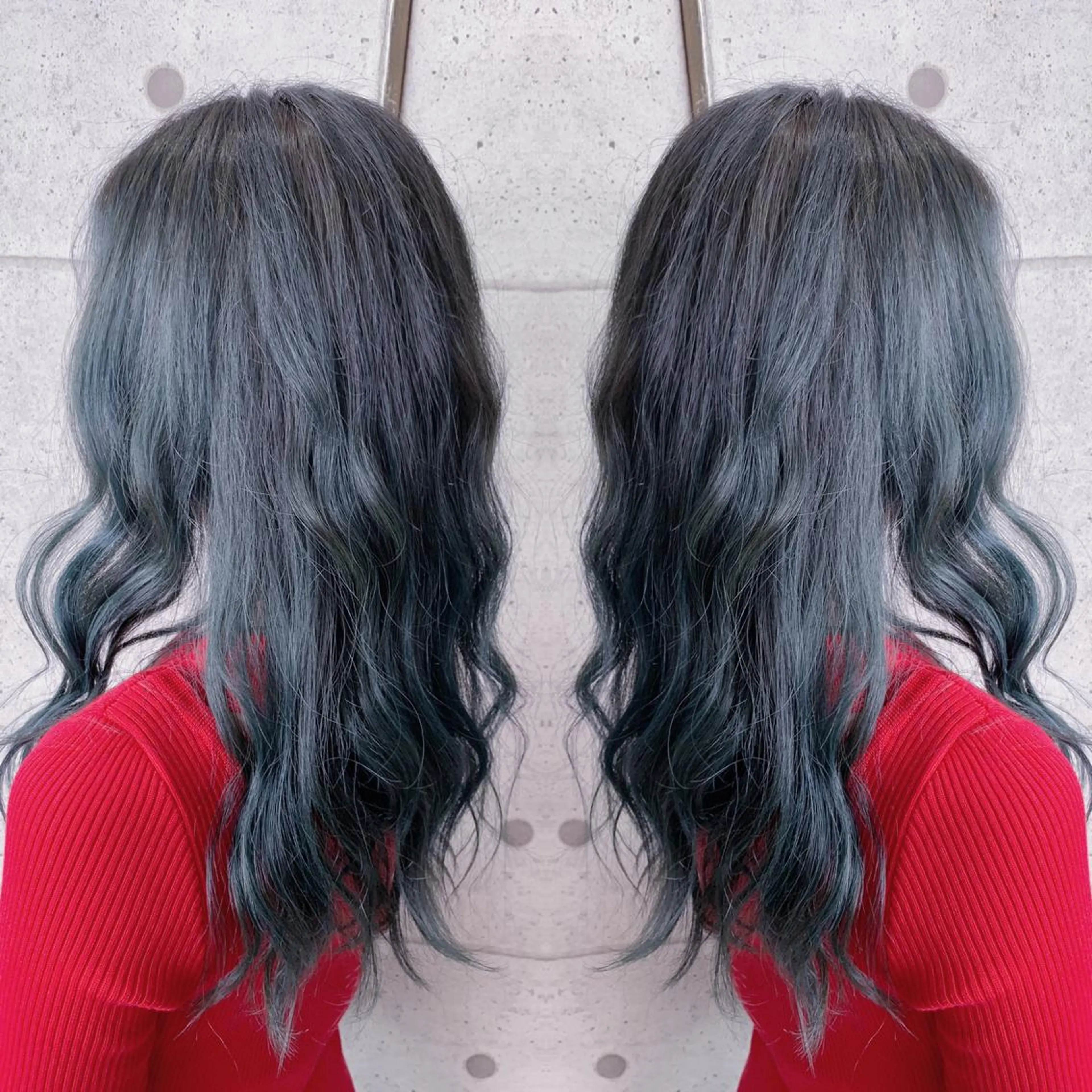 ロング カラー 福森 みずきのヘアスタイル