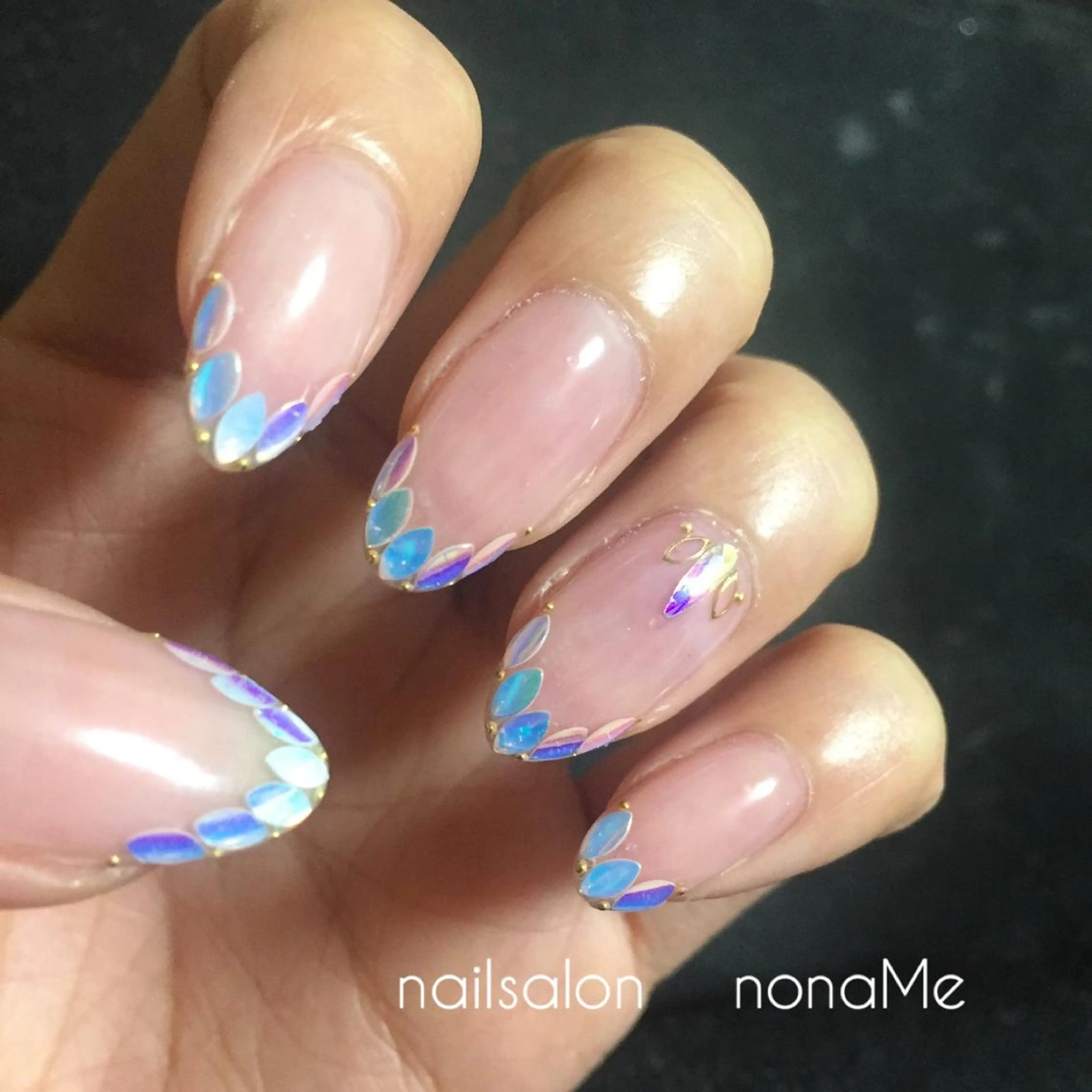 ネイル フレンチネイル nonaMe 森のネイルデザイン