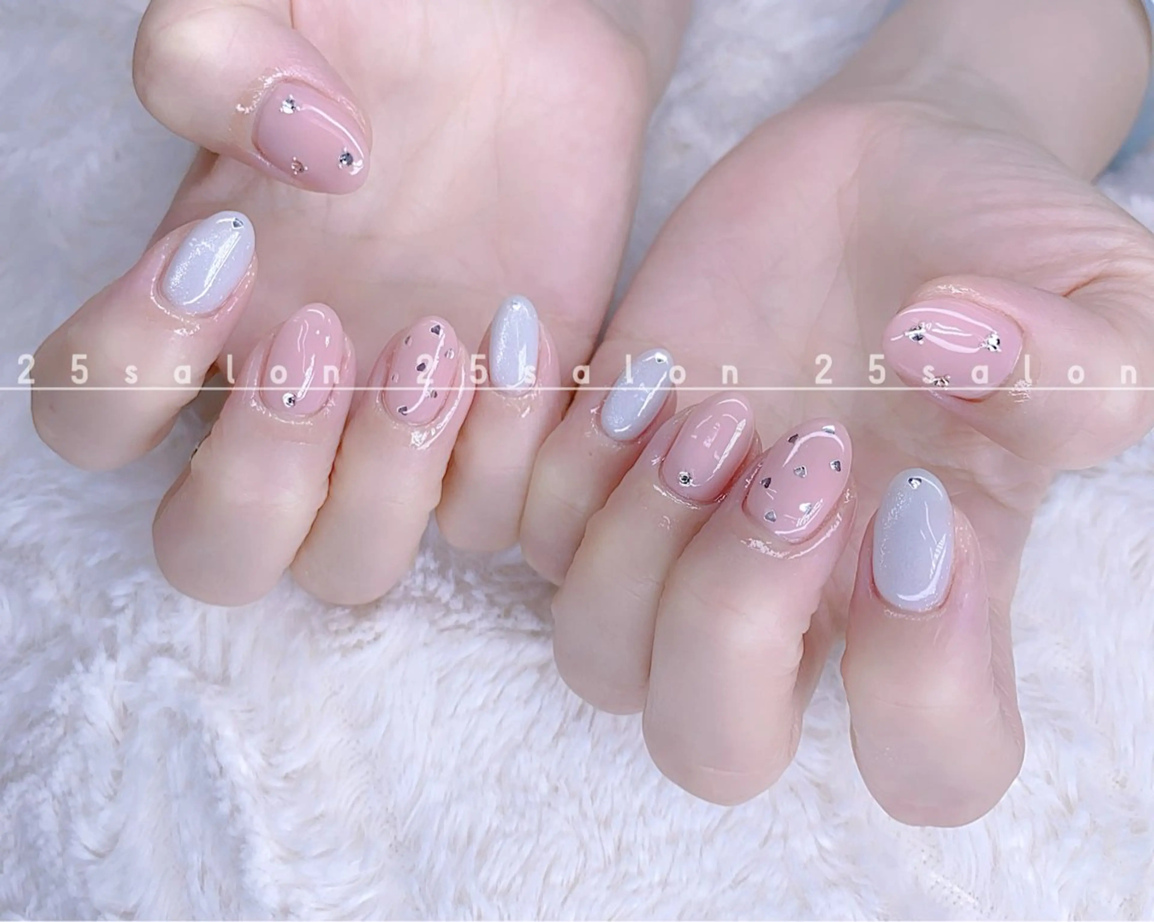 ネイル ジェルネイル 韓国ネイル ニュアンスネイル パラジェル ワンホンネイル 2 5のマツエク・マツパデザイン