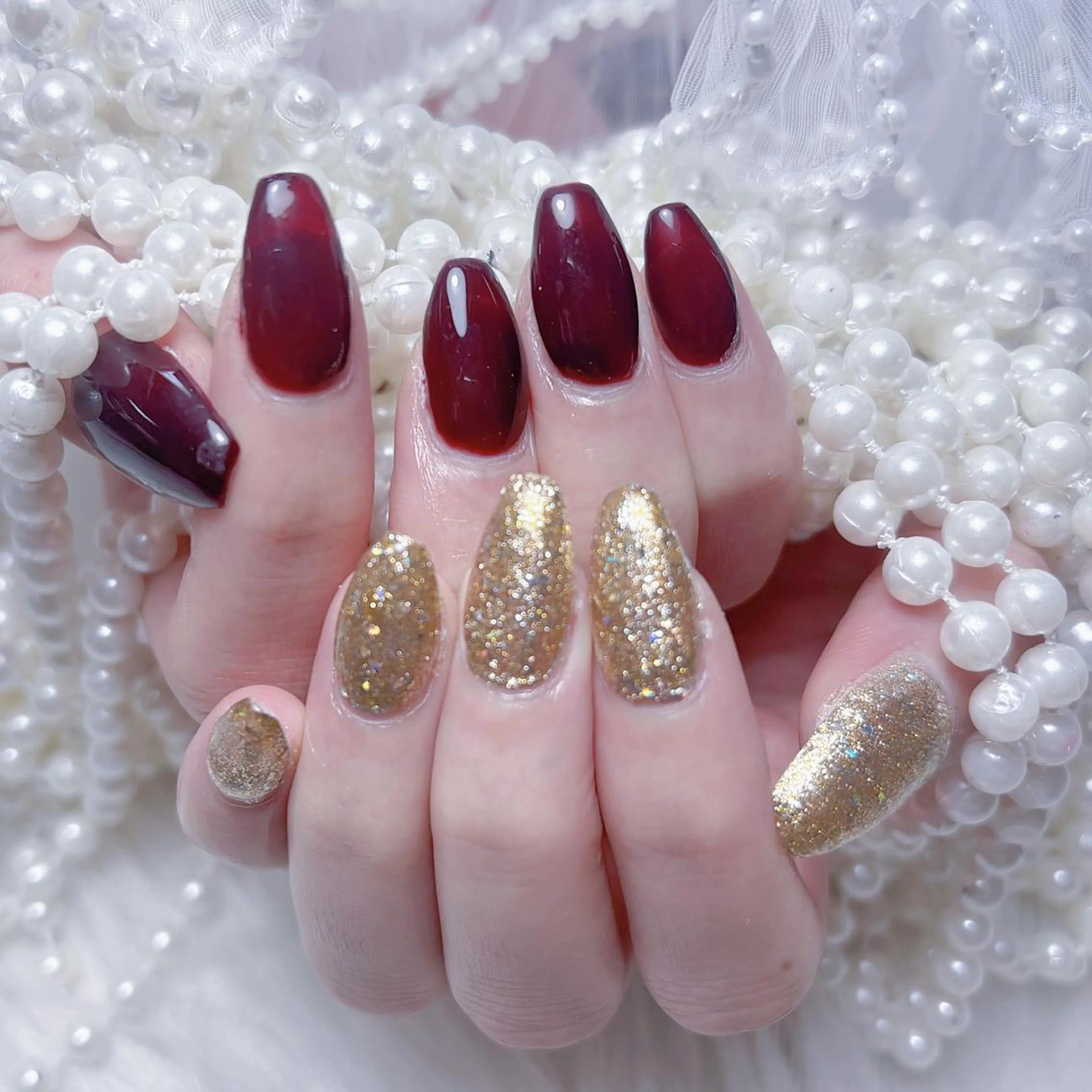 ネイル 🎀ゆうず 𝜗𝜚 ྀིのネイルデザイン